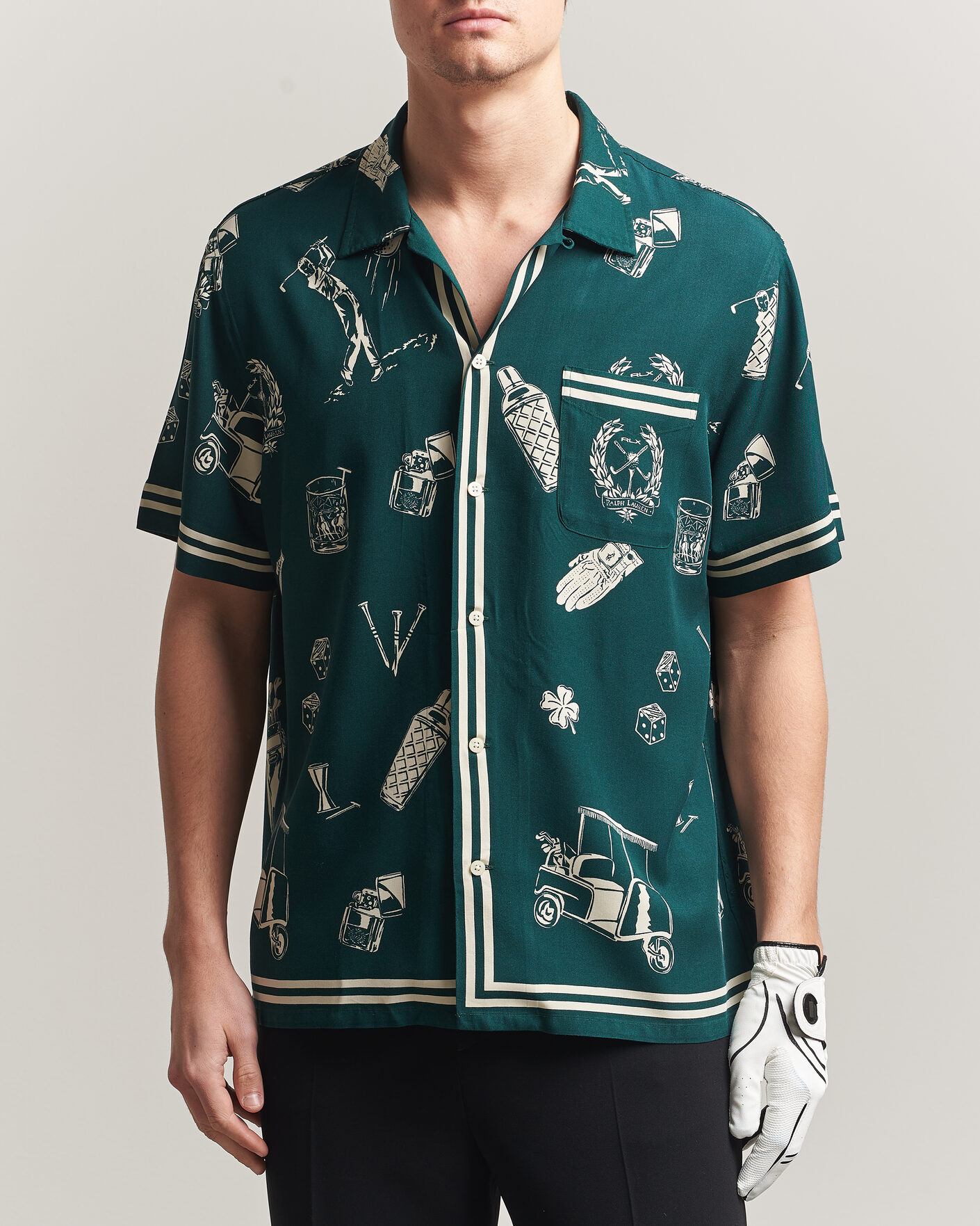 Mies | Kauluspaidat | RLX Ralph Lauren | Short Sleeve Golf Shirt Par-Tee on the Greens