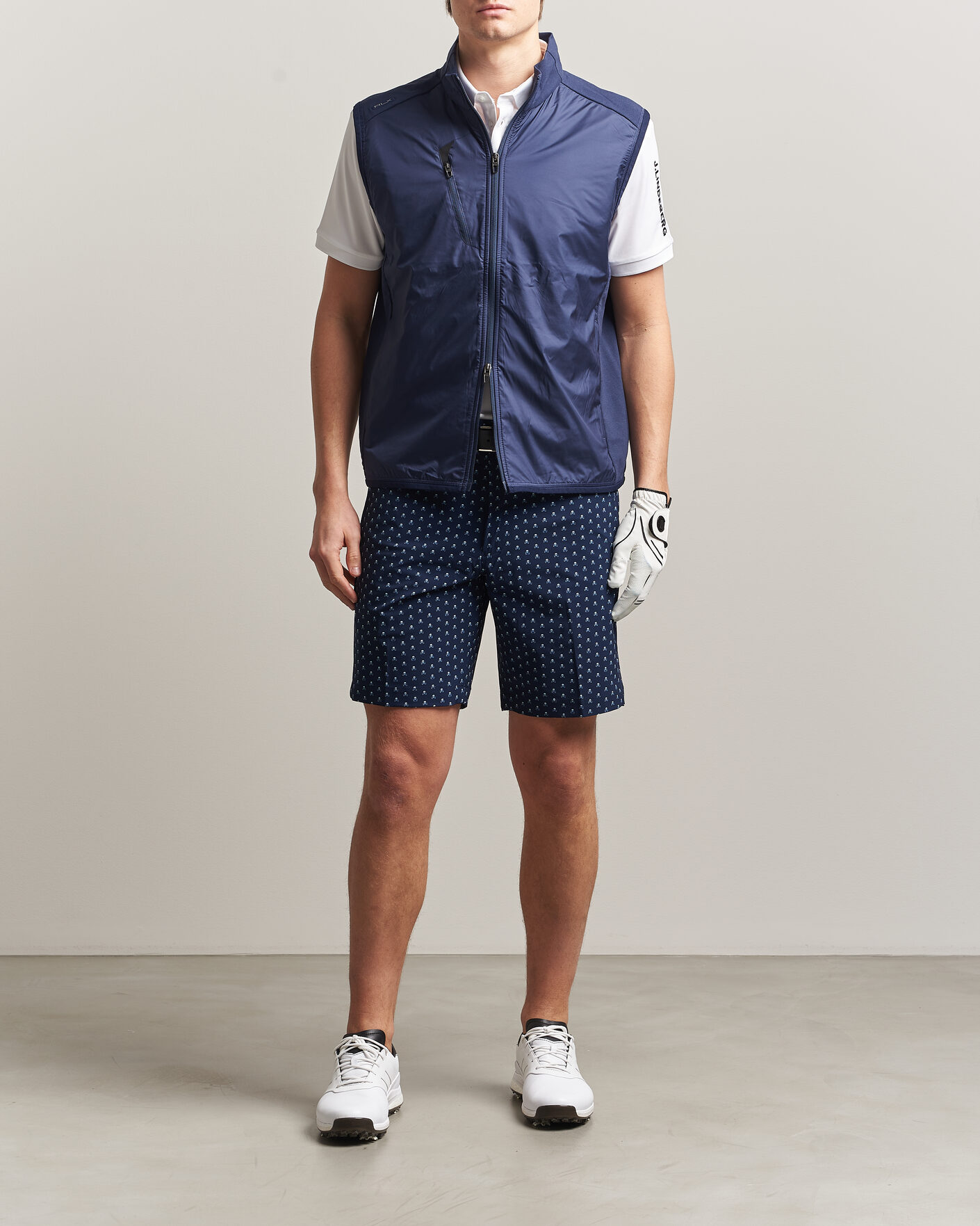 Mies | Shortsit | RLX Ralph Lauren | Flat Front Printed Golf Shorts Skull and Cubs
