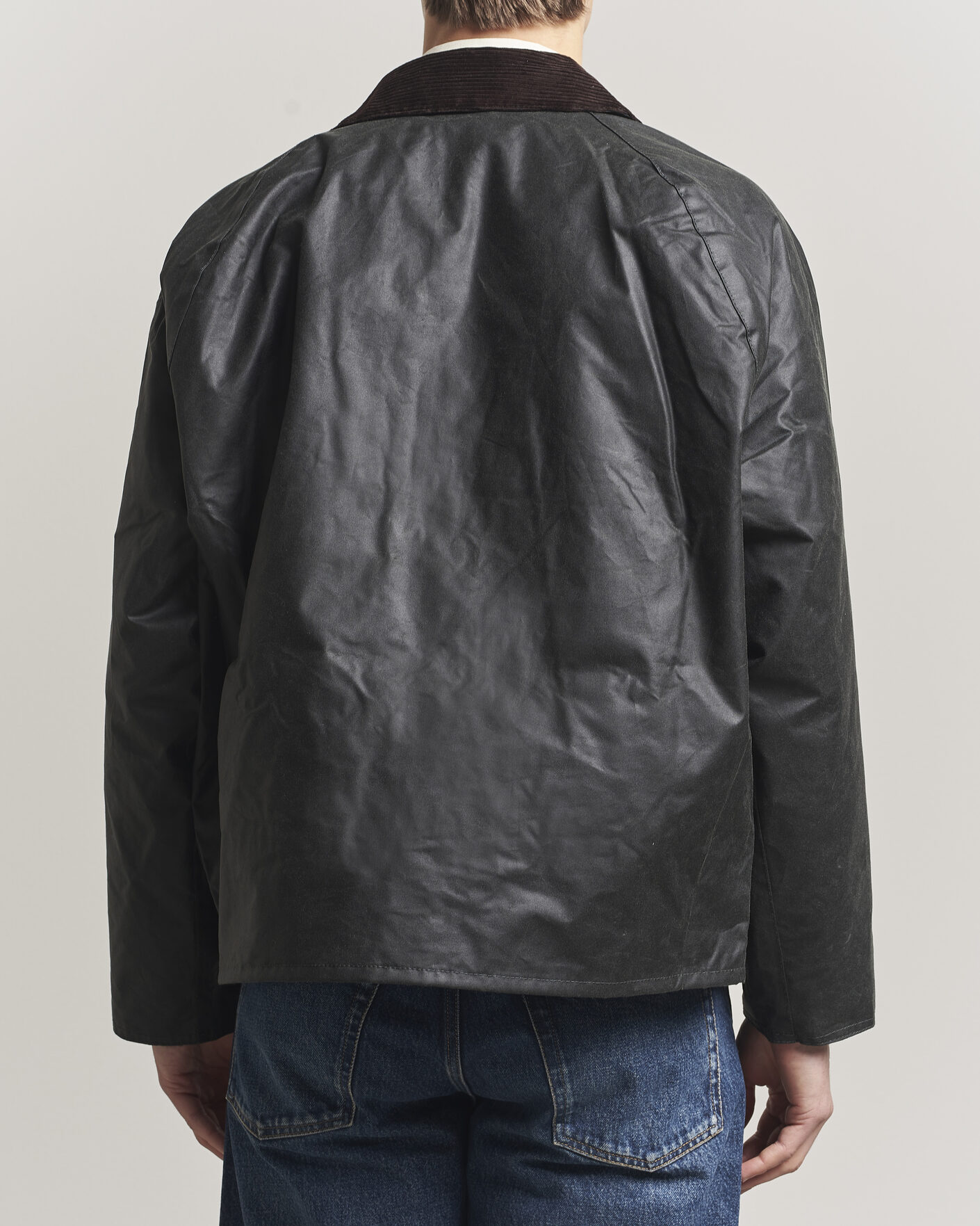 Mies | Takit | Barbour Heritage | Oversize Transport Wax Jacket Sage