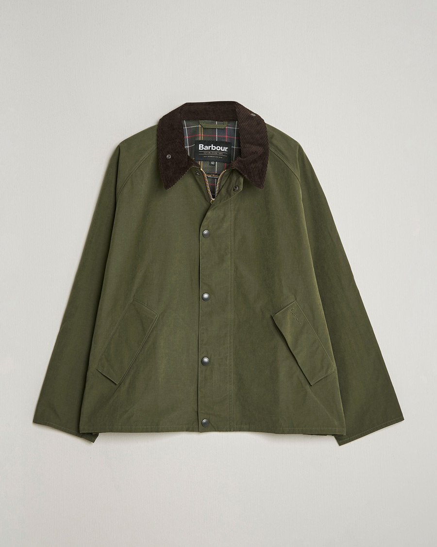 Mies | Takit | Barbour Heritage | Oversize Transporter Casual Jacket Sage