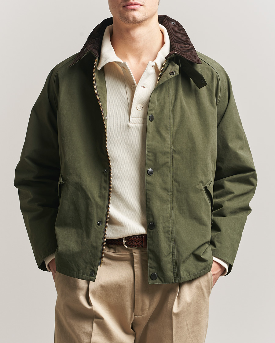 Mies | Takit | Barbour Heritage | Oversize Transporter Casual Jacket Sage