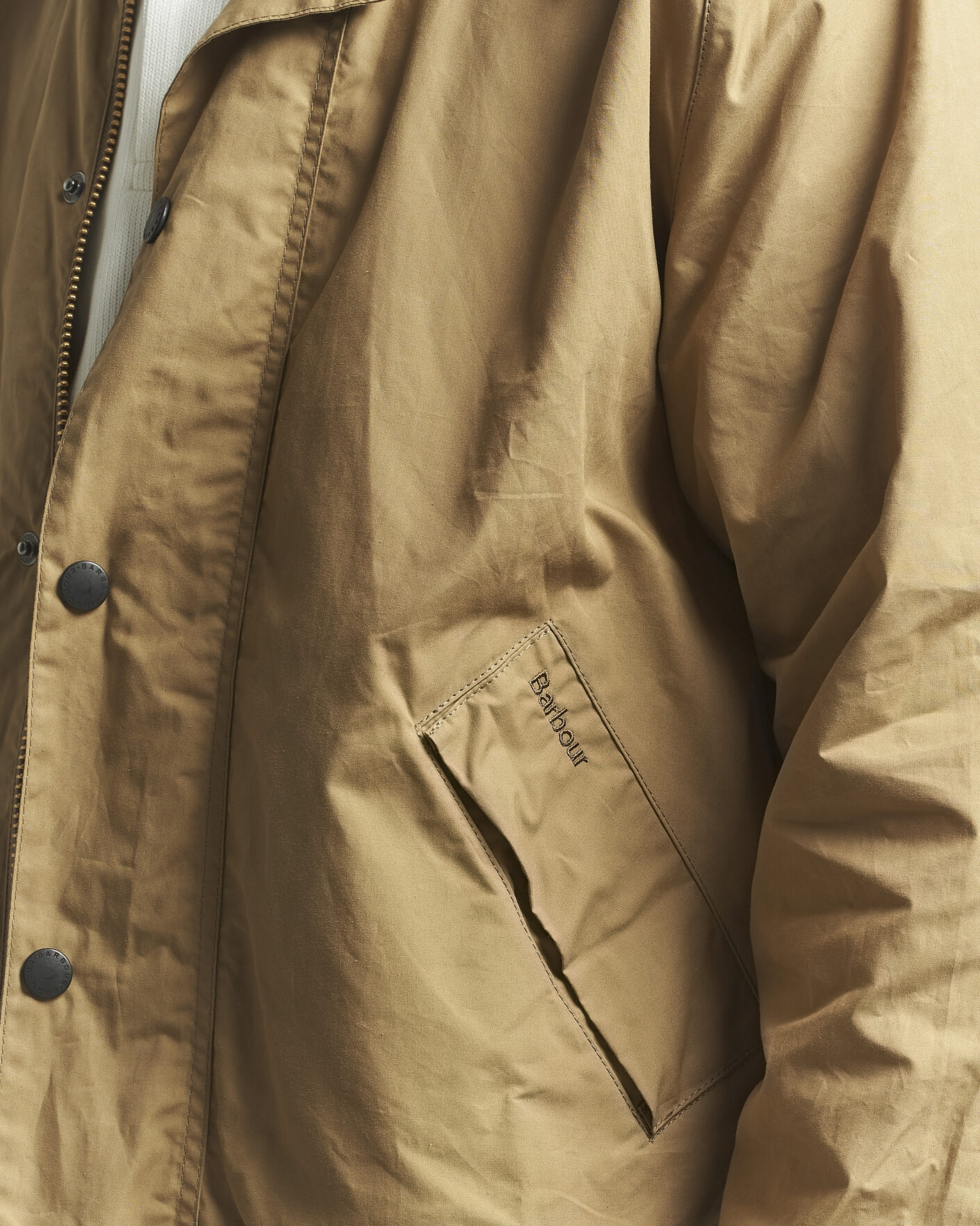 Mies | Takit | Barbour Heritage | Oversize Transporter Casual Jacket Golden Khaki