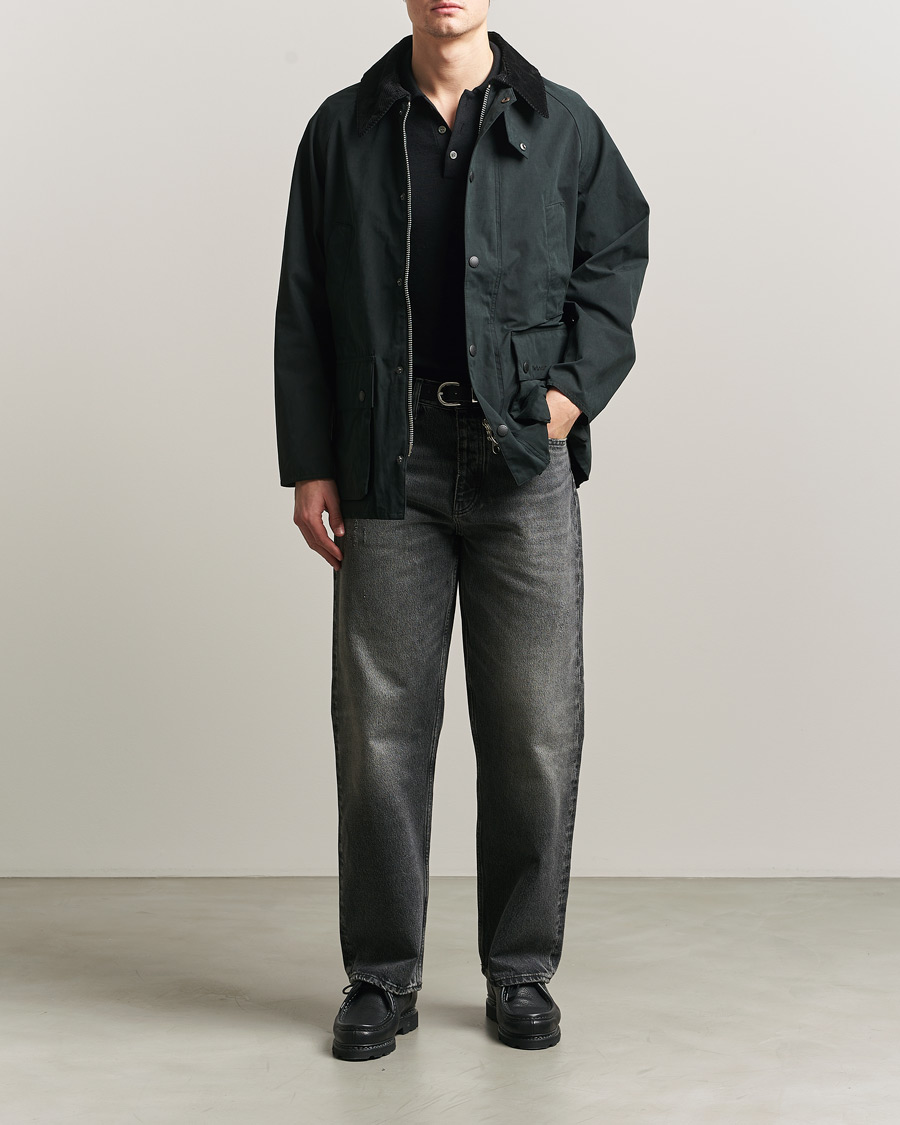 Mies | Takit | Barbour Heritage | Oversized Peached Bedale Jacket Black