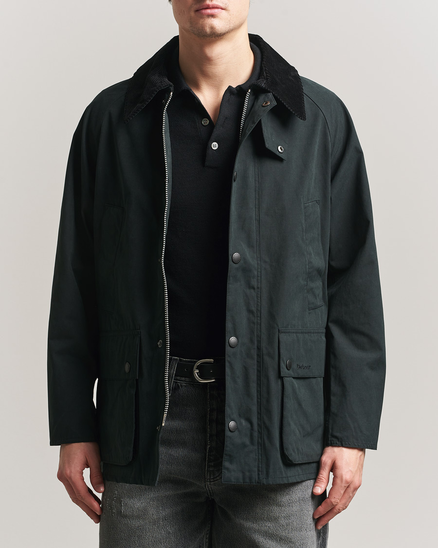 Mies | Takit | Barbour Heritage | Oversized Peached Bedale Jacket Black