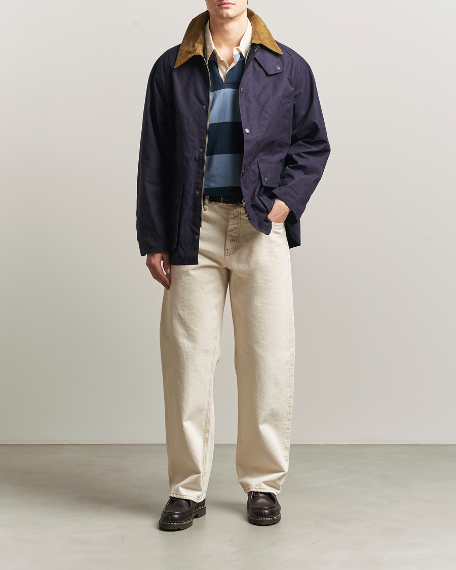 Mies | Takit | Barbour Heritage | Oversized Bedale Cotton Jacket Dark Indigo