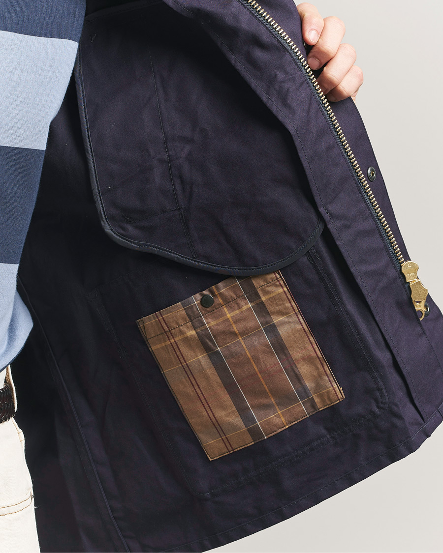 Mies | Takit | Barbour Heritage | Oversized Bedale Cotton Jacket Dark Indigo