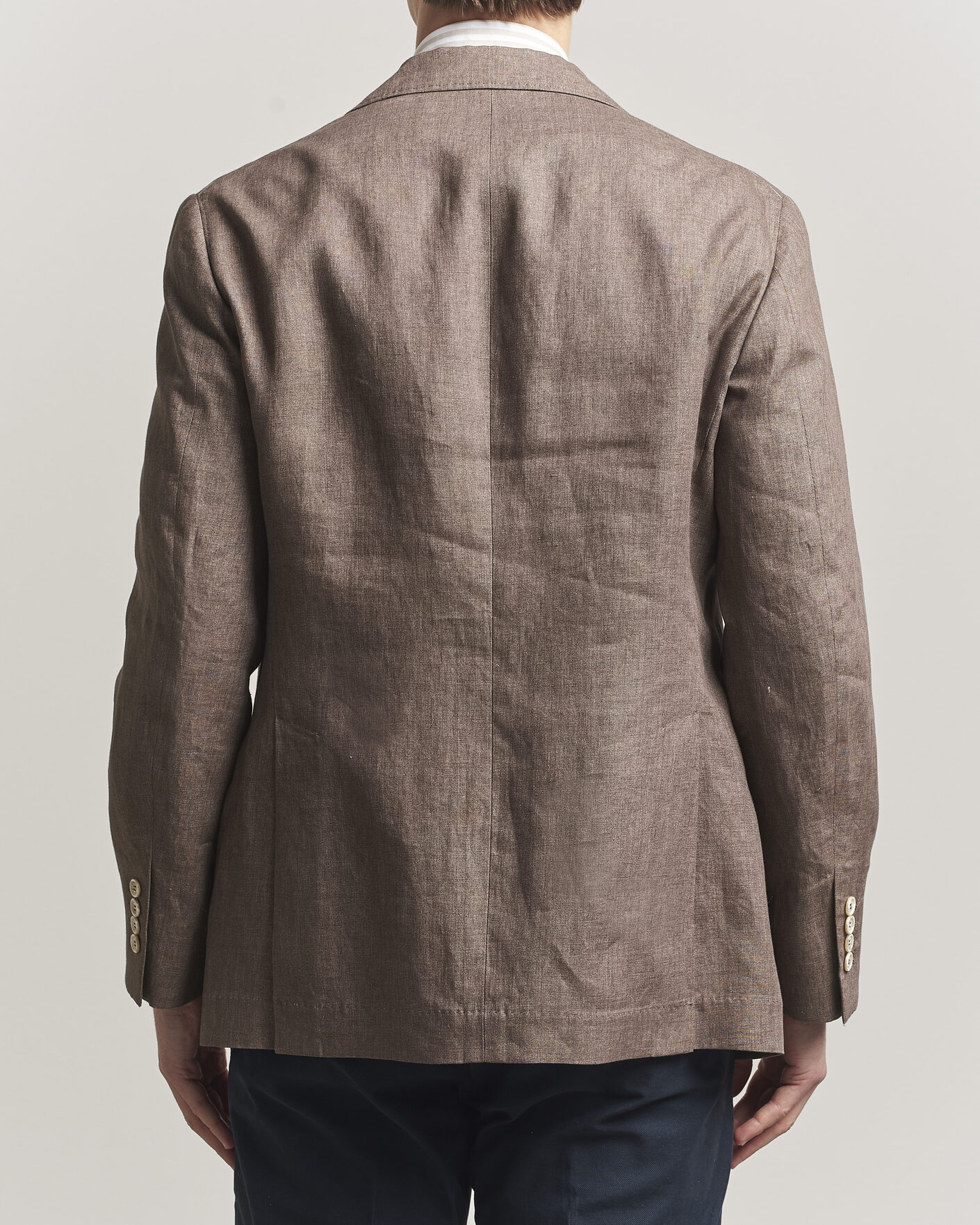 Mies | Pikkutakit | Brunello Cucinelli | Linen Blazer Dark Brown