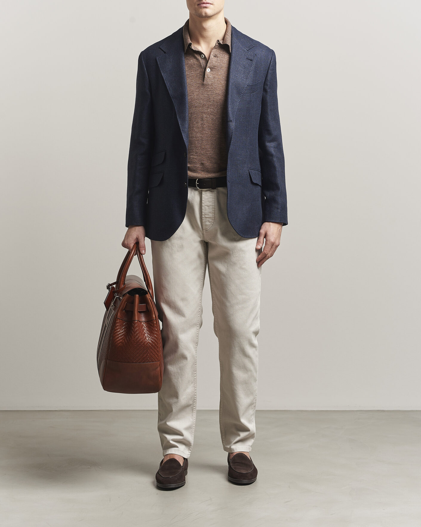 Mies | Pikkutakit | Brunello Cucinelli | Linen/Silk Hopsack Blazer Navy