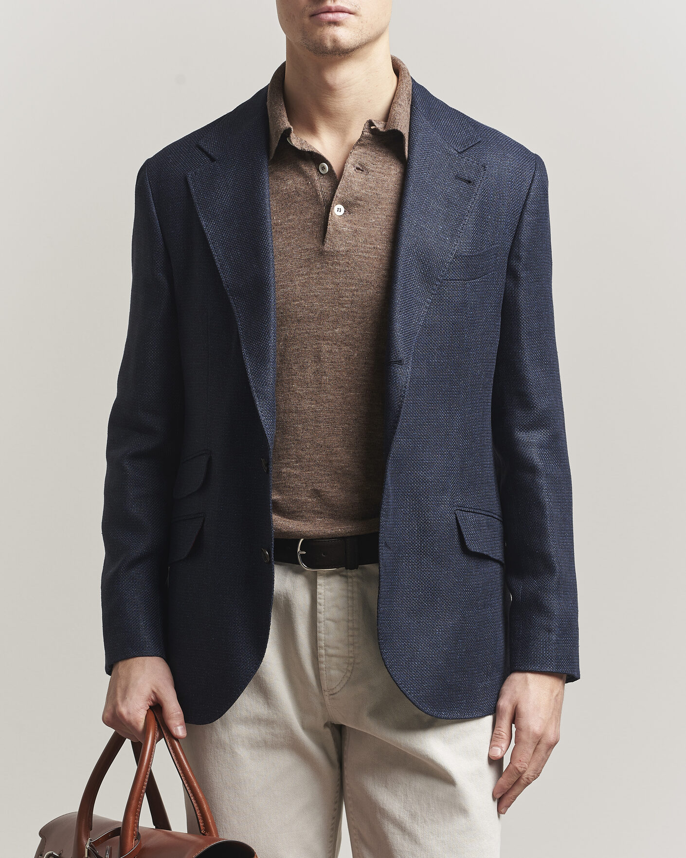 Mies | Pikkutakit | Brunello Cucinelli | Linen/Silk Hopsack Blazer Navy