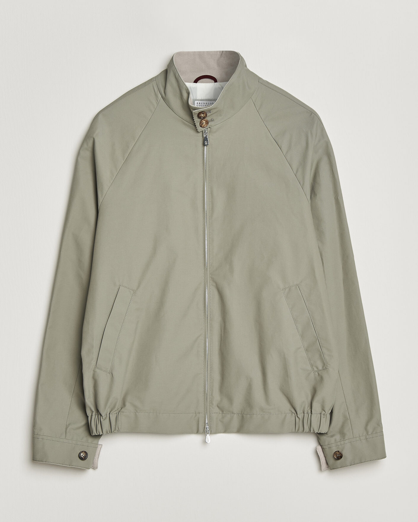 Mies | Takit | Brunello Cucinelli | Raglan Harrington Jacket Olive