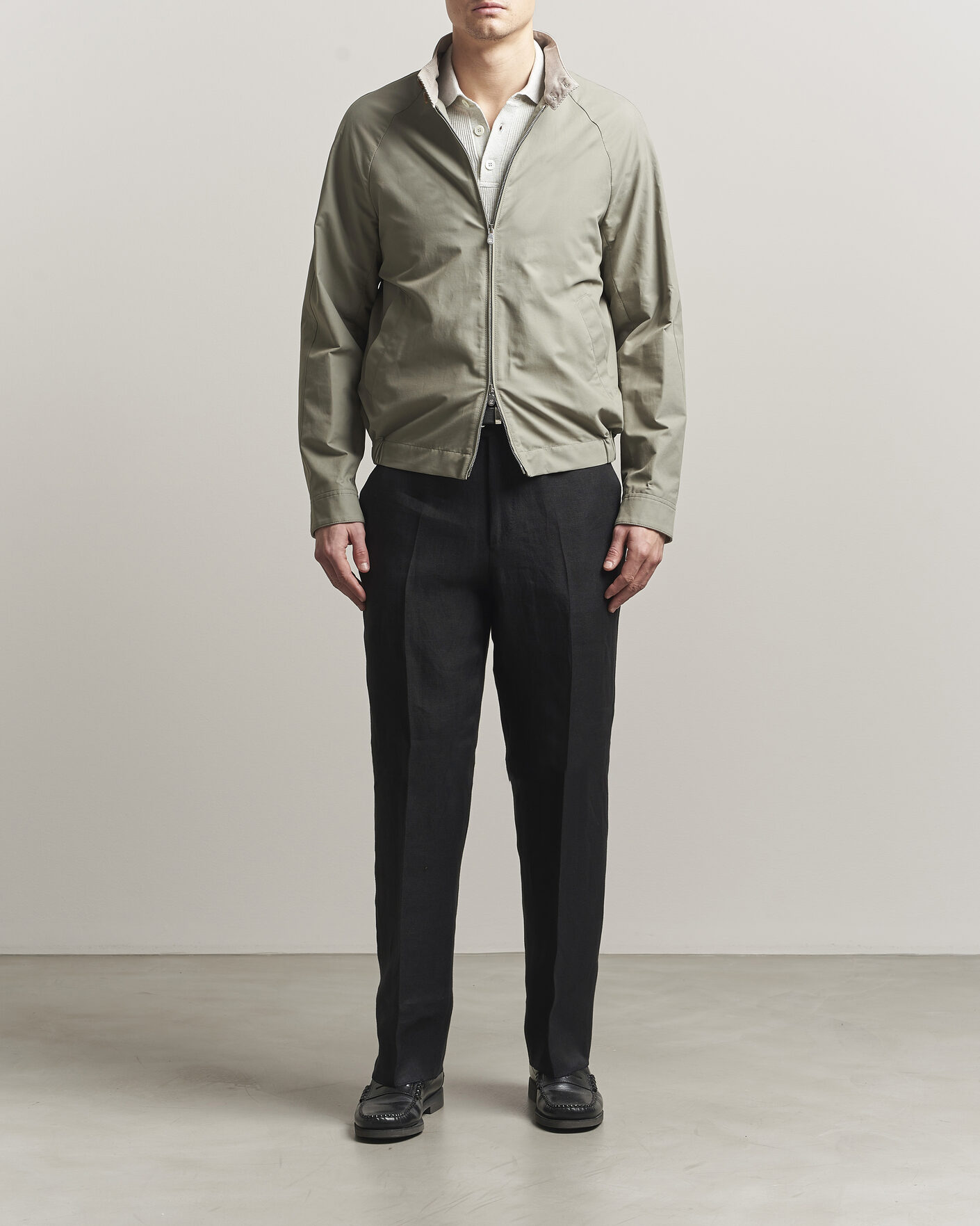 Mies | Takit | Brunello Cucinelli | Raglan Harrington Jacket Olive