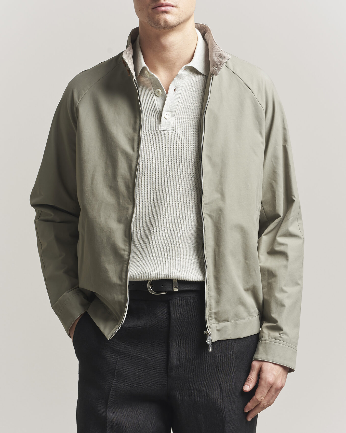 Mies | Takit | Brunello Cucinelli | Raglan Harrington Jacket Olive