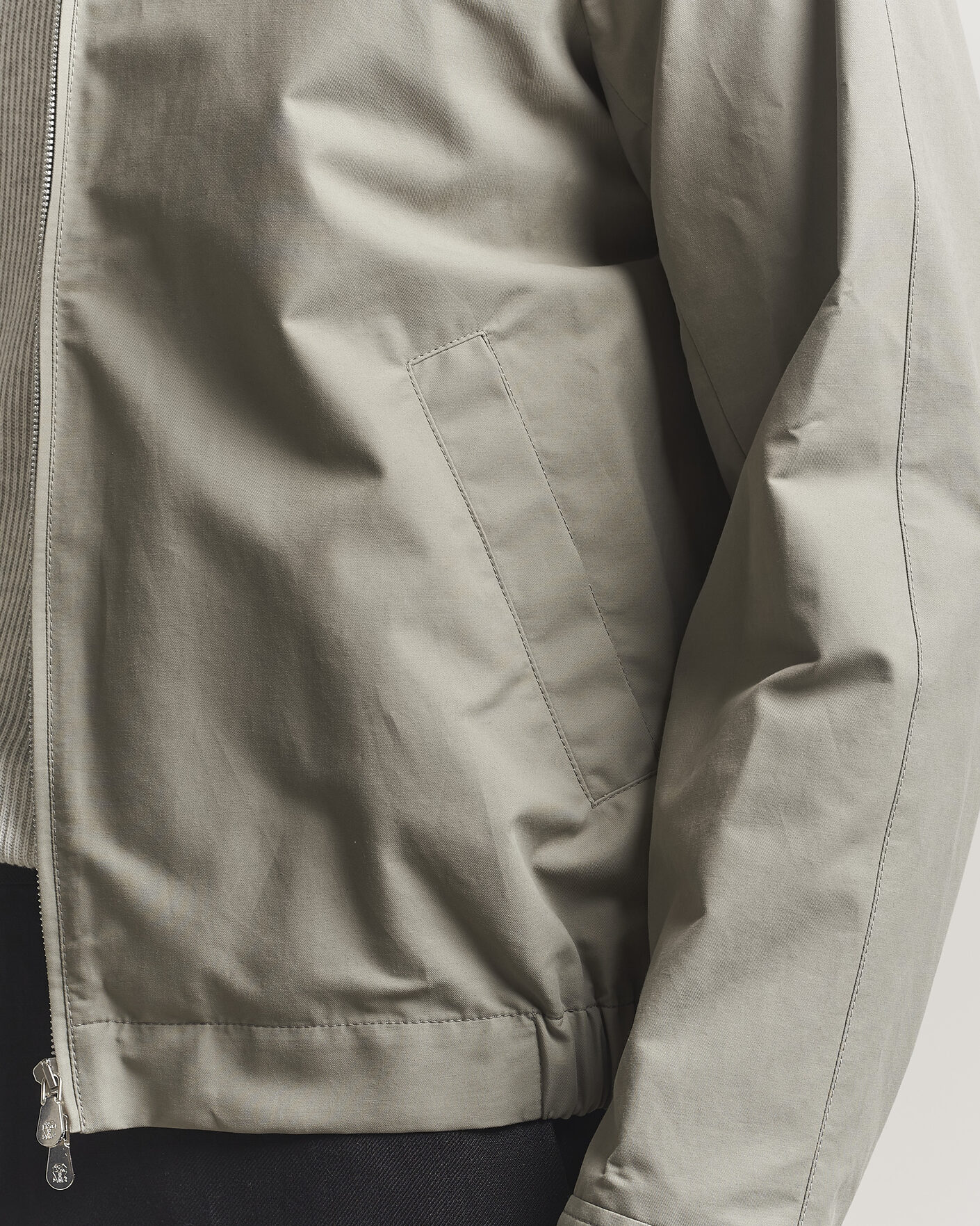 Mies | Takit | Brunello Cucinelli | Raglan Harrington Jacket Olive