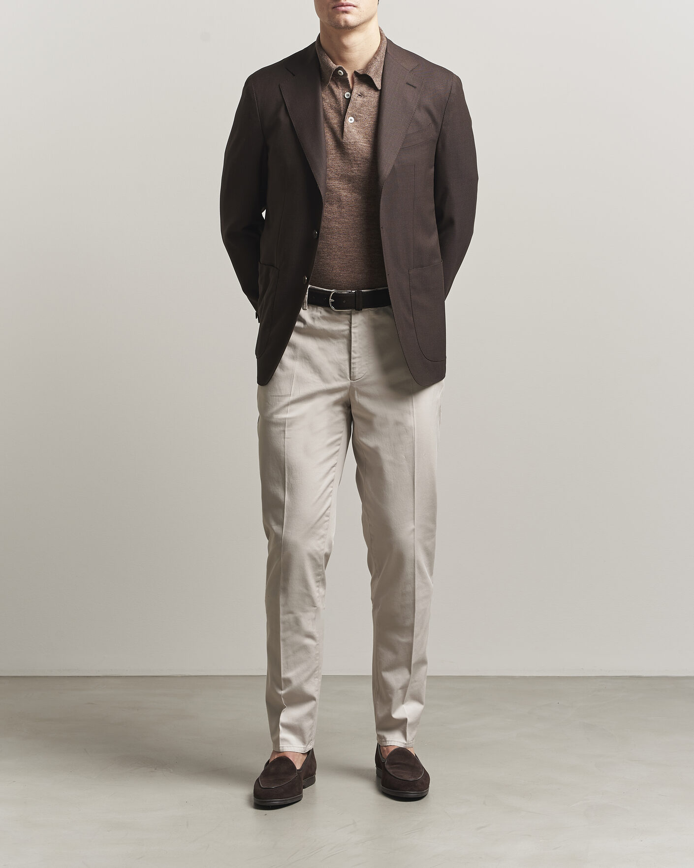Mies | Housut | Brunello Cucinelli | Slim Fit Chinos Light Beige