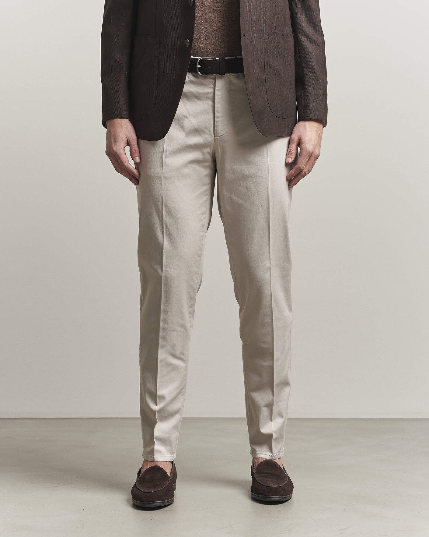 Mies | Housut | Brunello Cucinelli | Slim Fit Chinos Light Beige