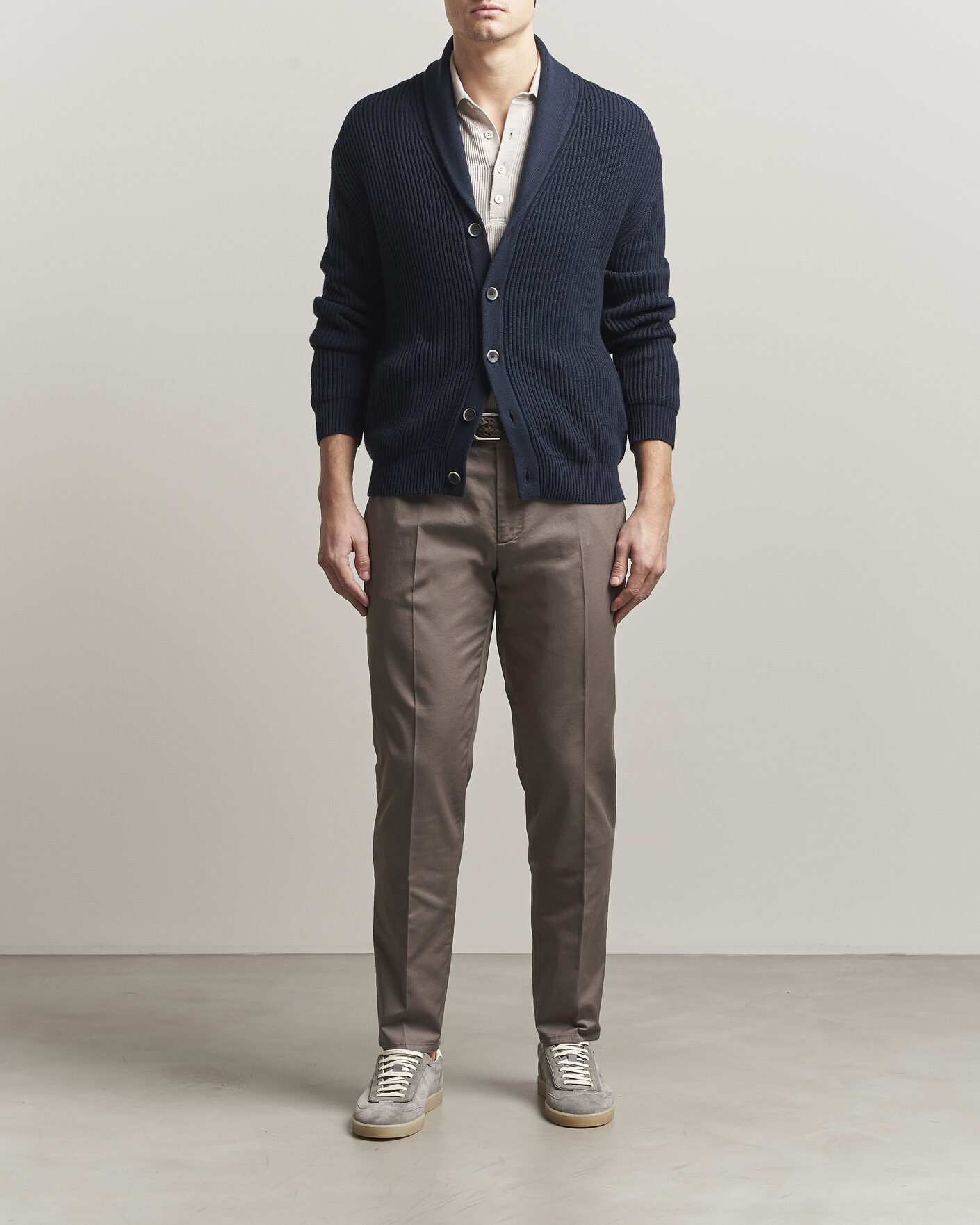 Mies | Housut | Brunello Cucinelli | Slim Fit Chinos Brown