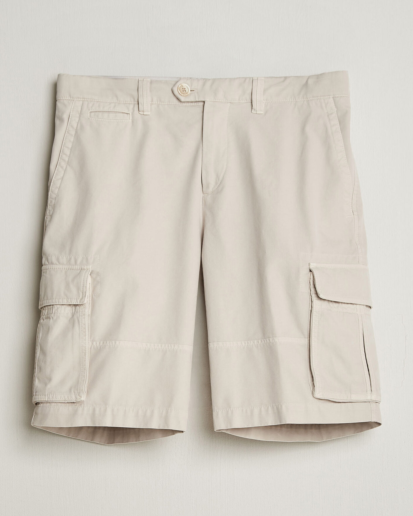 Mies | Shortsit | Brunello Cucinelli | Cotton Cargo Shorts Light Beige