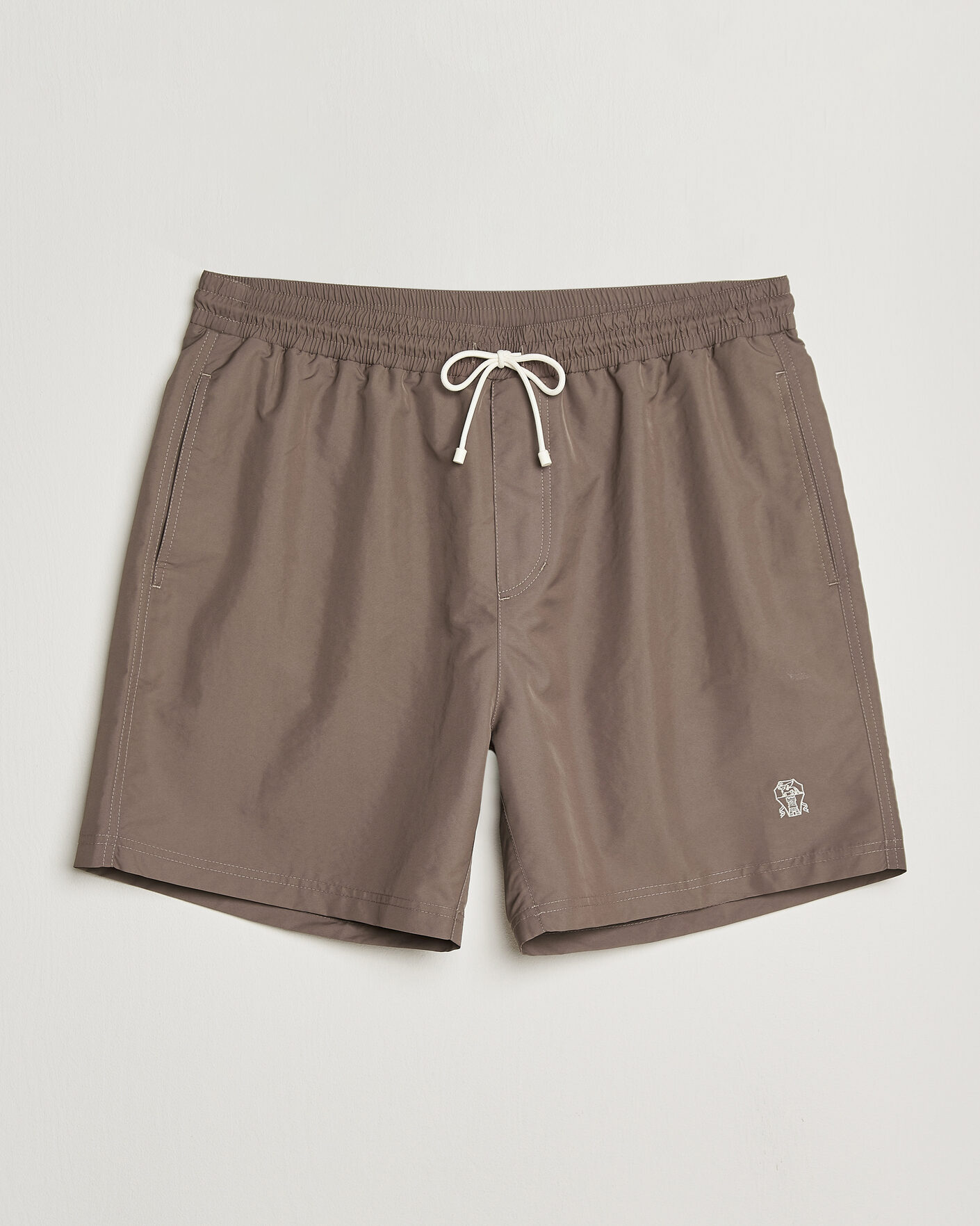 Mies | Uimahousut | Brunello Cucinelli | Nylon Swim Trunks Brown