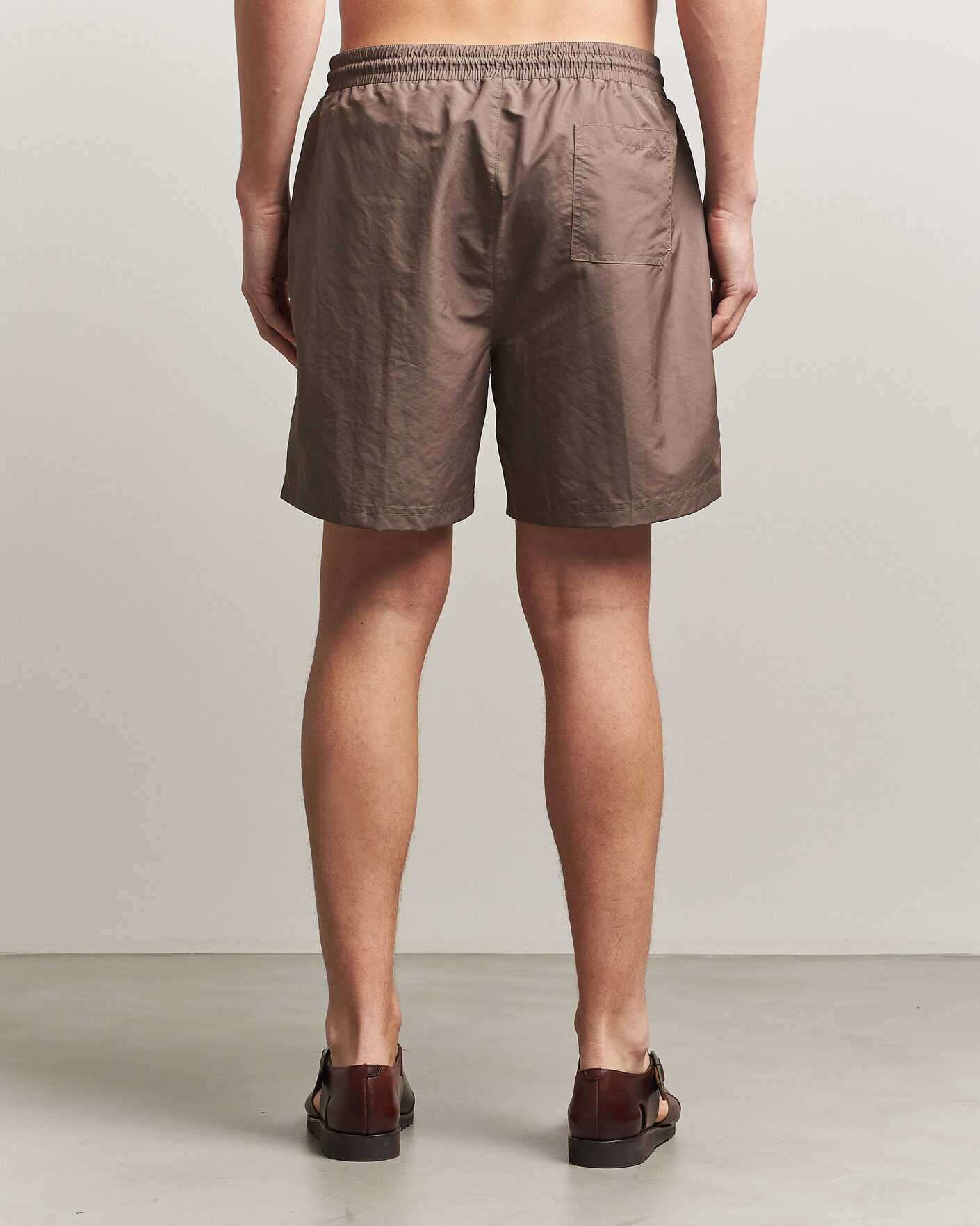 Mies | Uimahousut | Brunello Cucinelli | Nylon Swim Trunks Brown