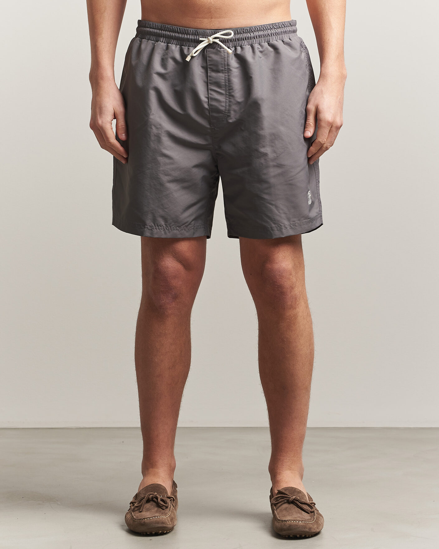 Mies | Uimahousut | Brunello Cucinelli | Nylon Swim Trunks Grey