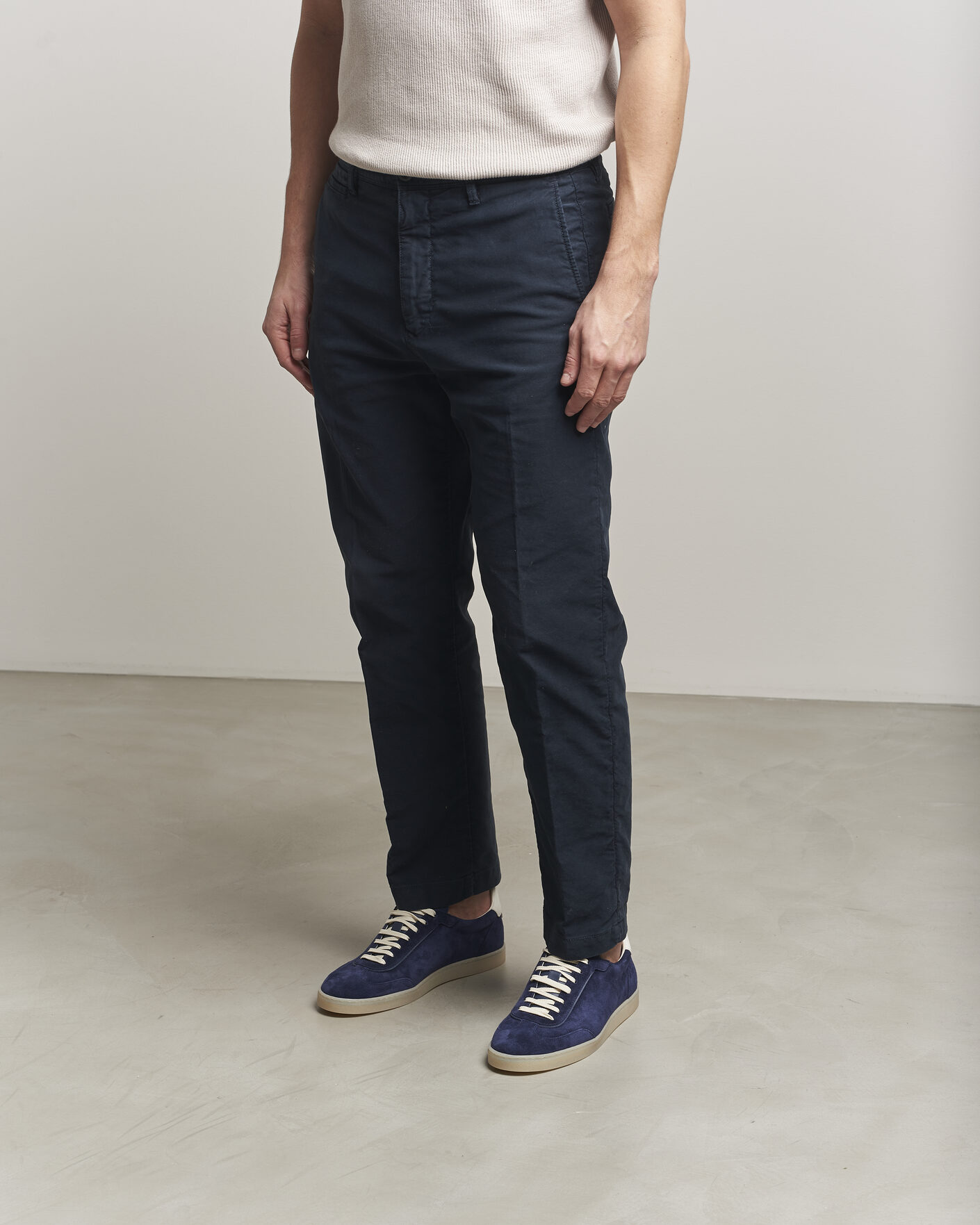 Mies | Tennarit | Brunello Cucinelli | Low Top Sneakers Navy Suede