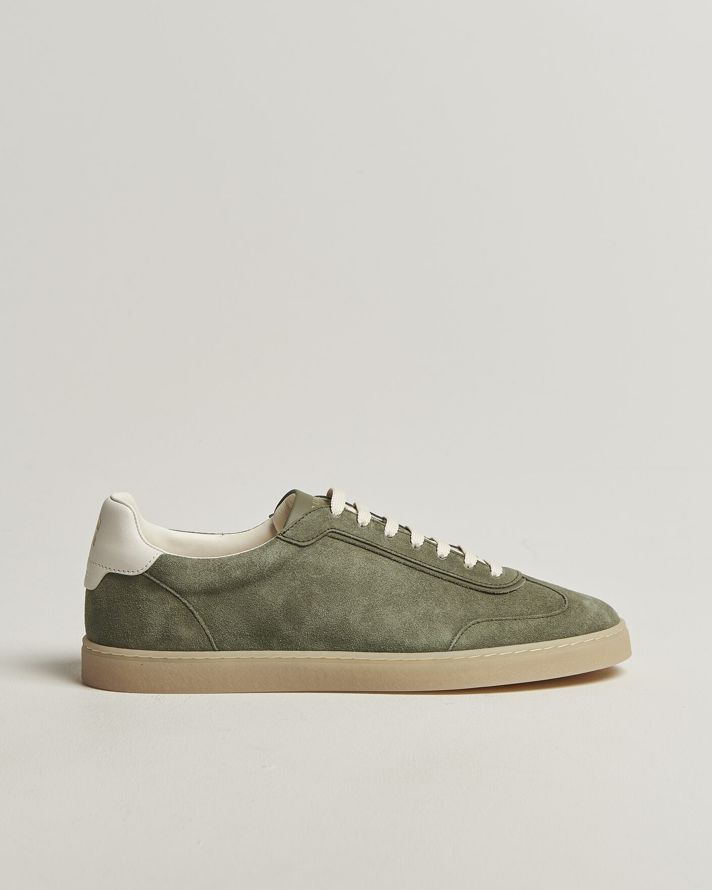 Mies | Tennarit | Brunello Cucinelli | Low Top Sneakers Olive Suede