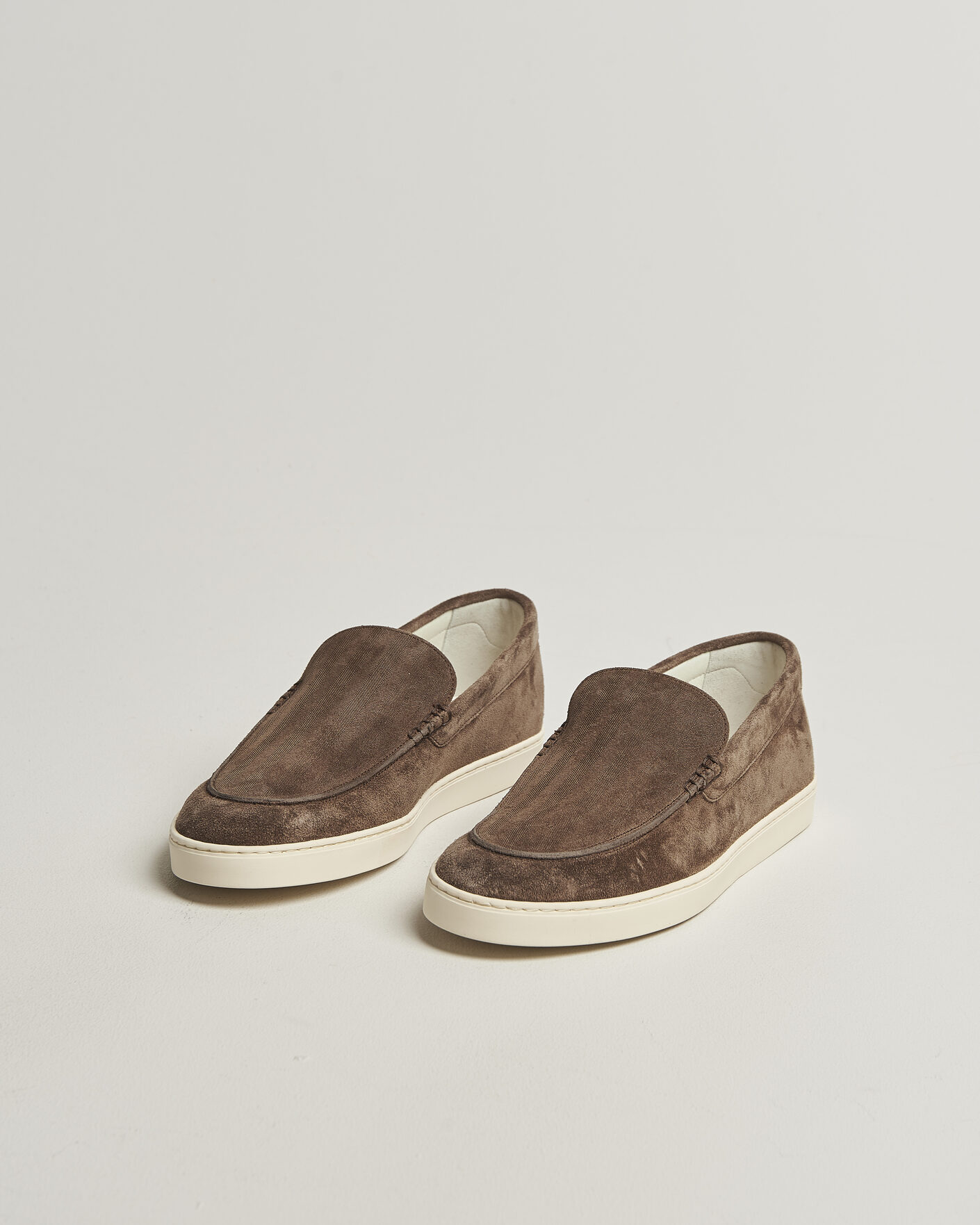Mies | Loaferit | Brunello Cucinelli | Moccasin Shoes Dark Brown Suede