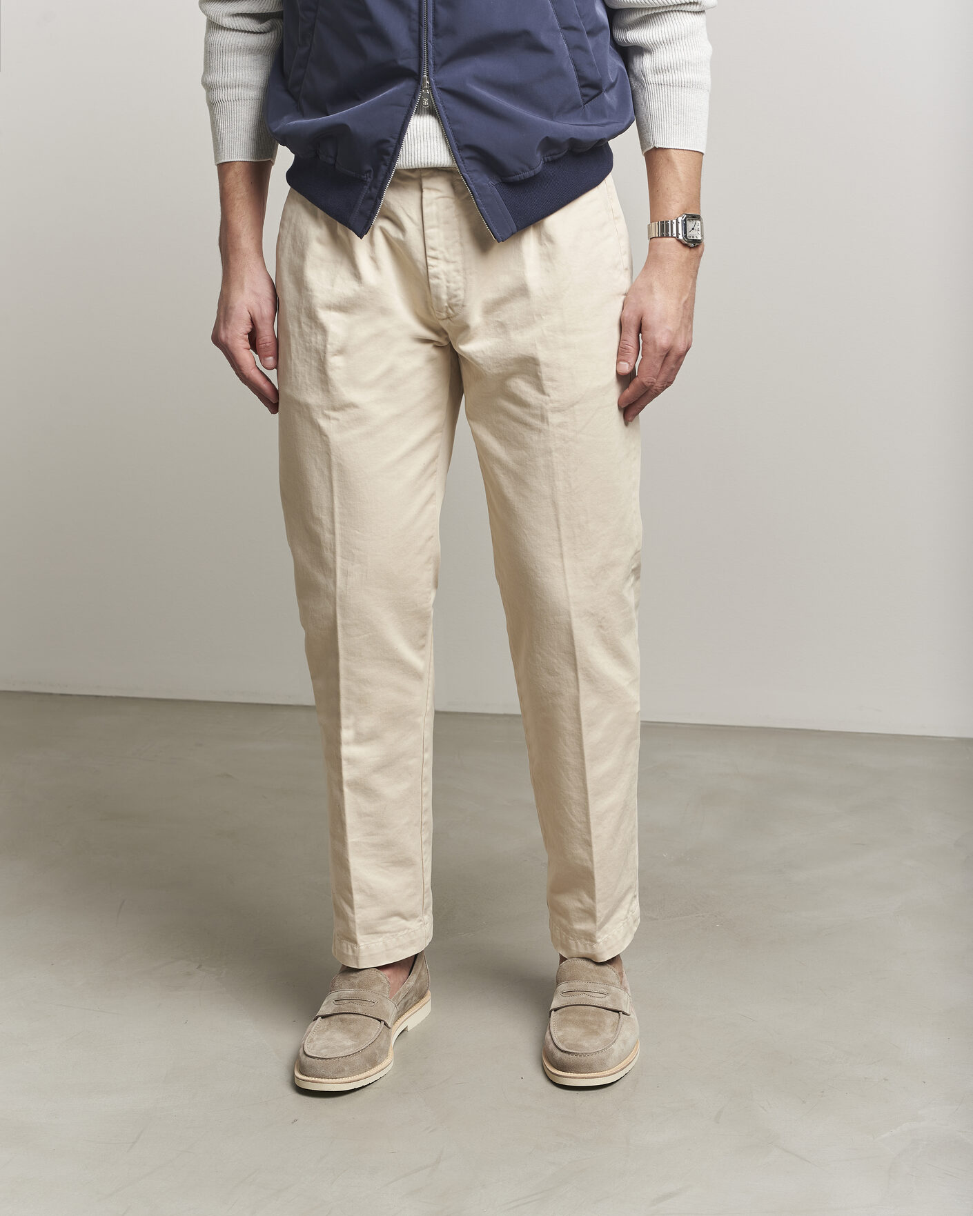 Mies | Loaferit | Brunello Cucinelli | Light Penny Loafers Beige Suede