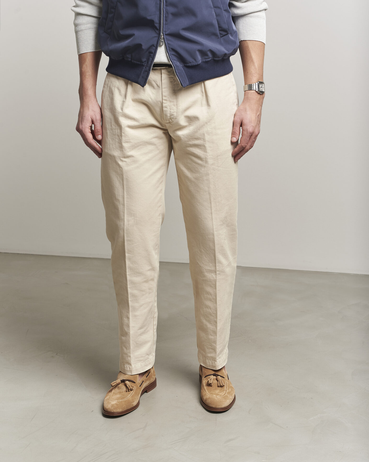 Mies | Loaferit | Brunello Cucinelli | Tassel Loafers Siena Brown Suede