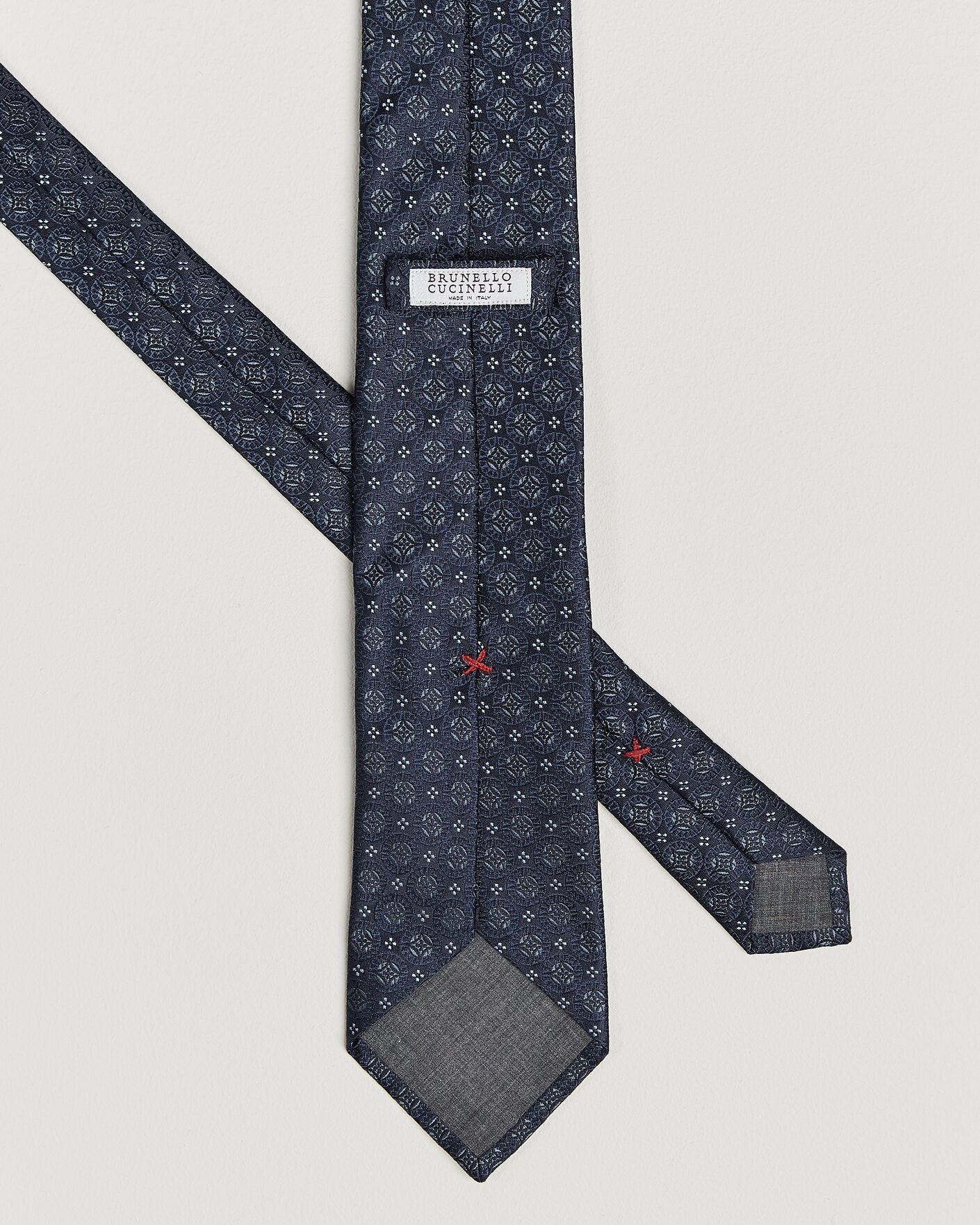 Mies | Solmiot | Brunello Cucinelli | Jacquard Silk Tie Navy