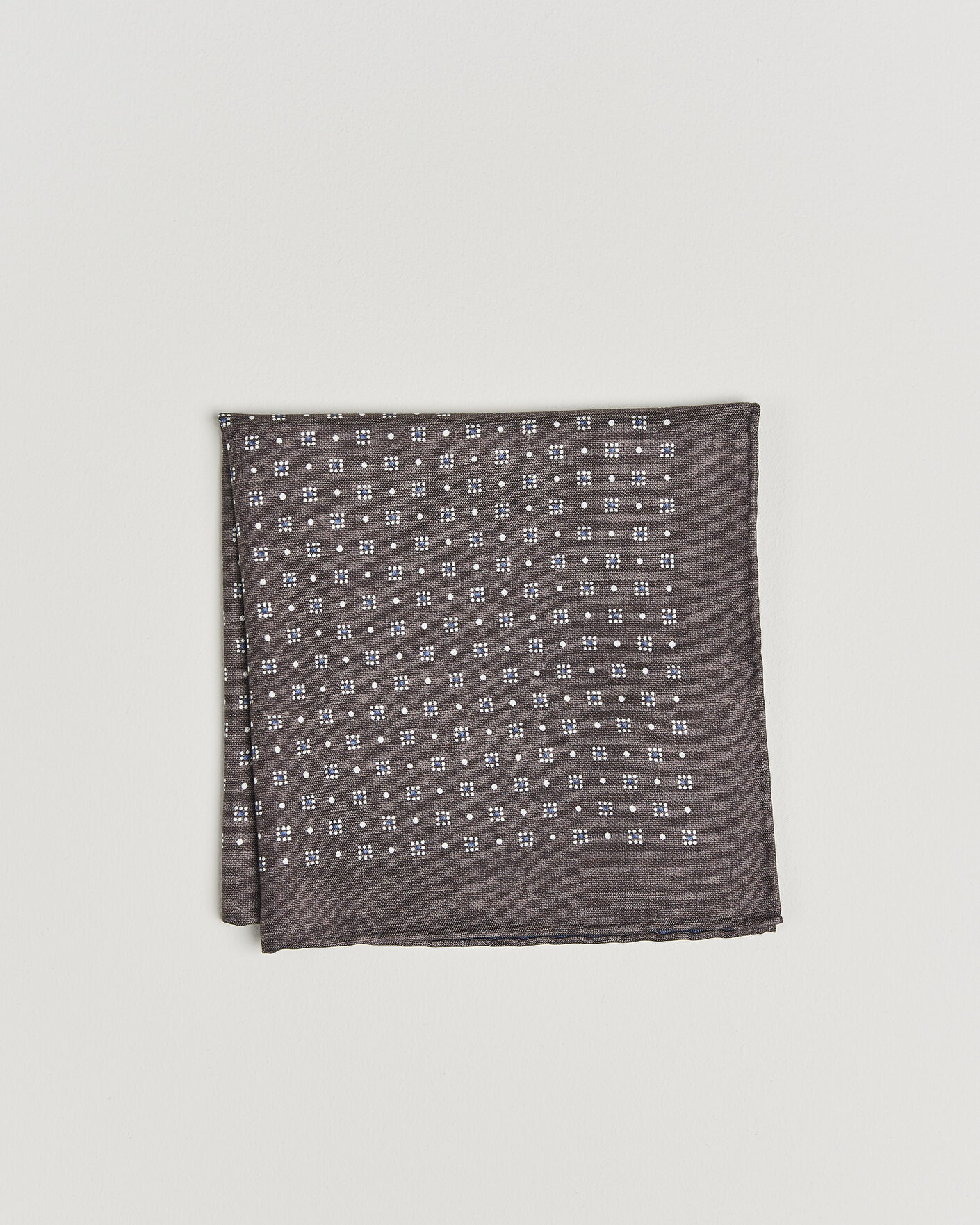 Mies | Taskuliinat | Brunello Cucinelli | Printed Silk Pocket Square Brown