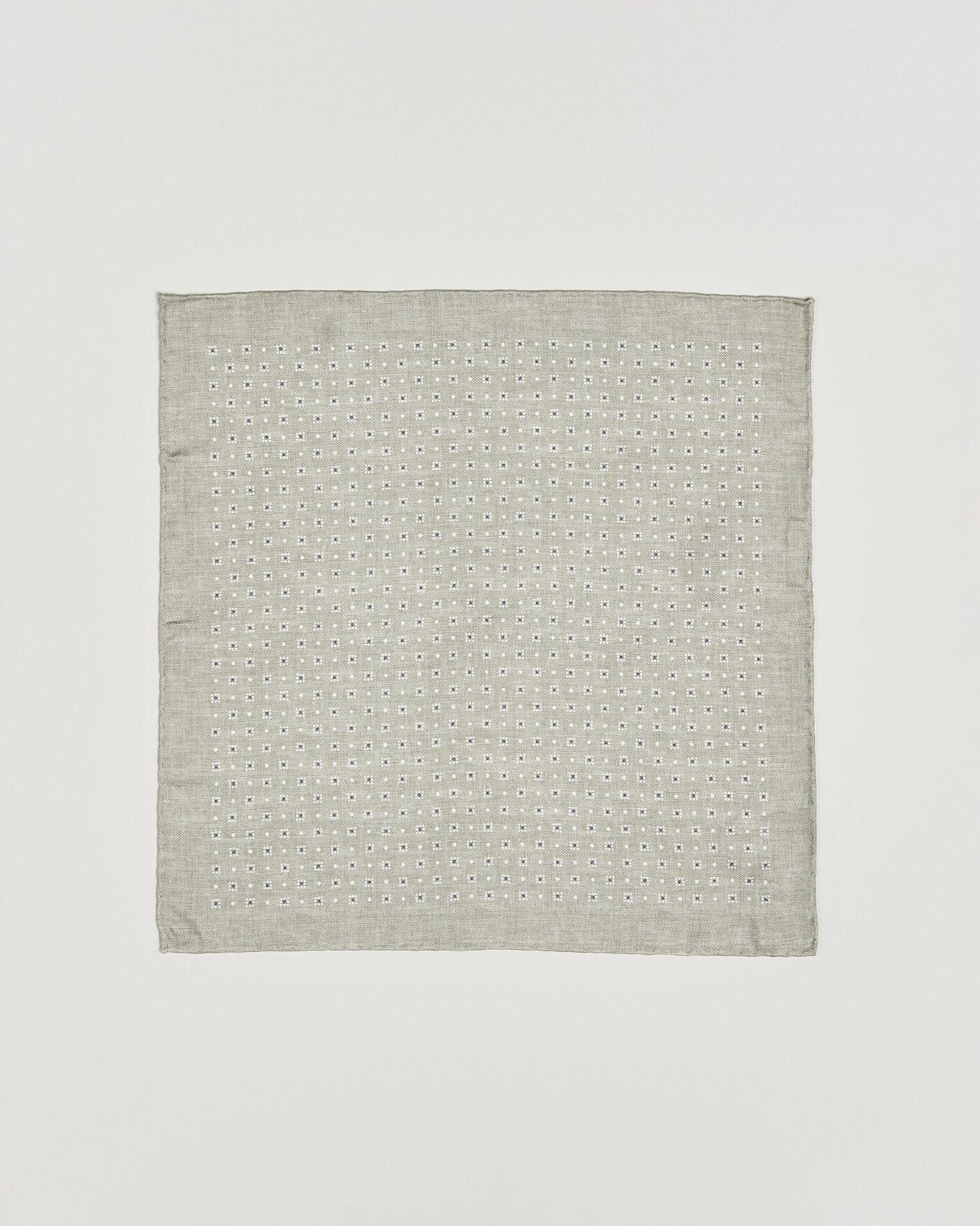 Mies | Taskuliinat | Brunello Cucinelli | Printed Silk Pocket Square Olive