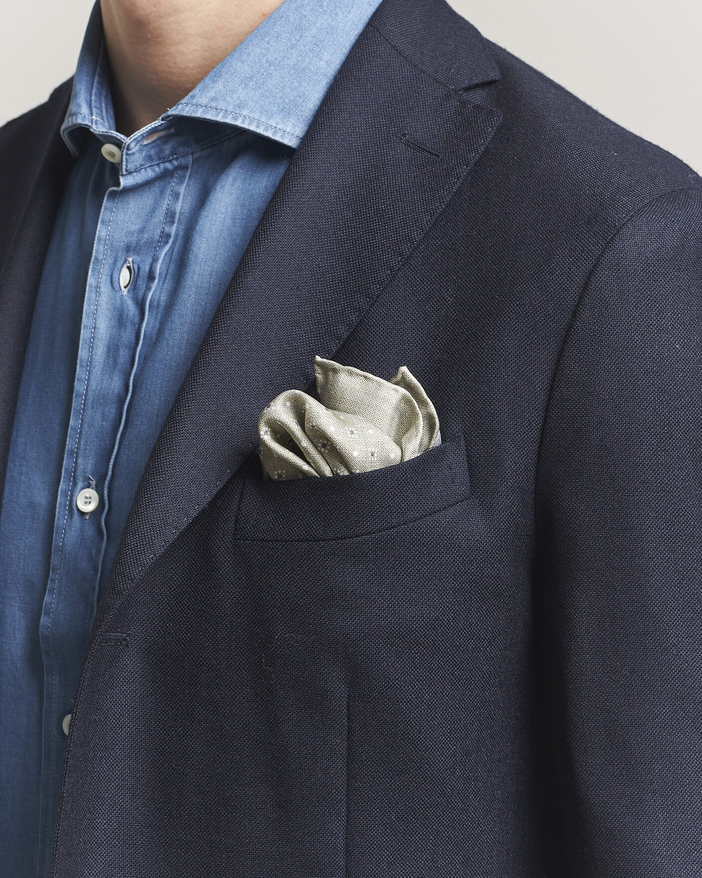 Mies | Taskuliinat | Brunello Cucinelli | Printed Silk Pocket Square Olive
