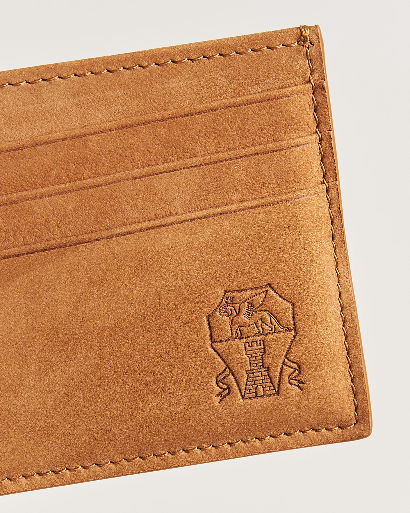 Mies | Lompakot | Brunello Cucinelli | Nubuck Wallet Card Holder Cognac