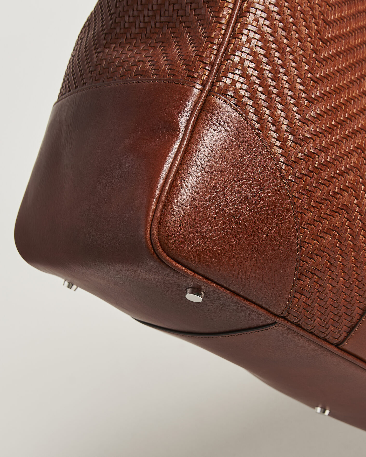 Mies | Laukut | Brunello Cucinelli | Woven Leather Duffle Bag Burnished Calf