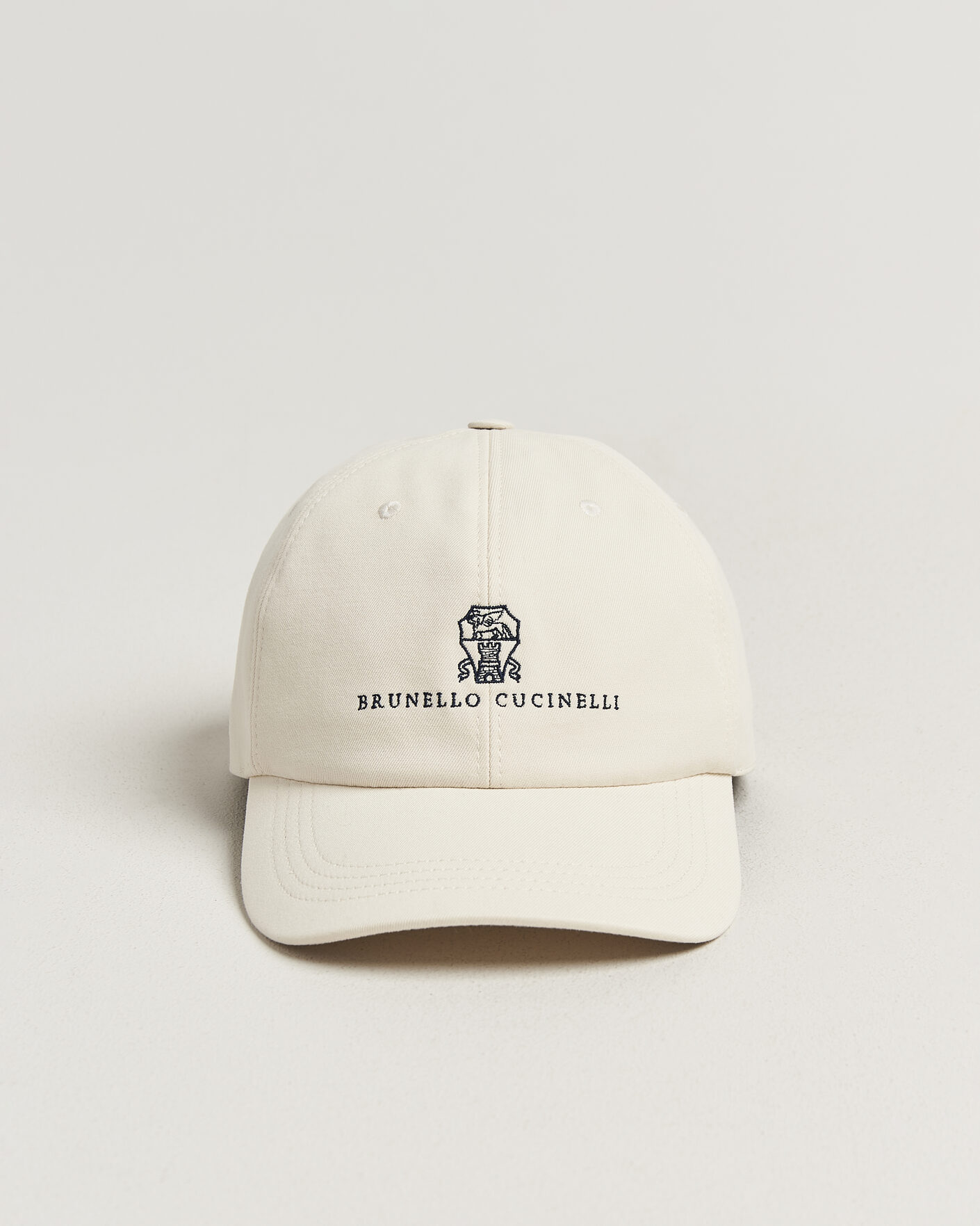 Mies | Päähineet | Brunello Cucinelli | Twill Cotton Baseball Cap Off White