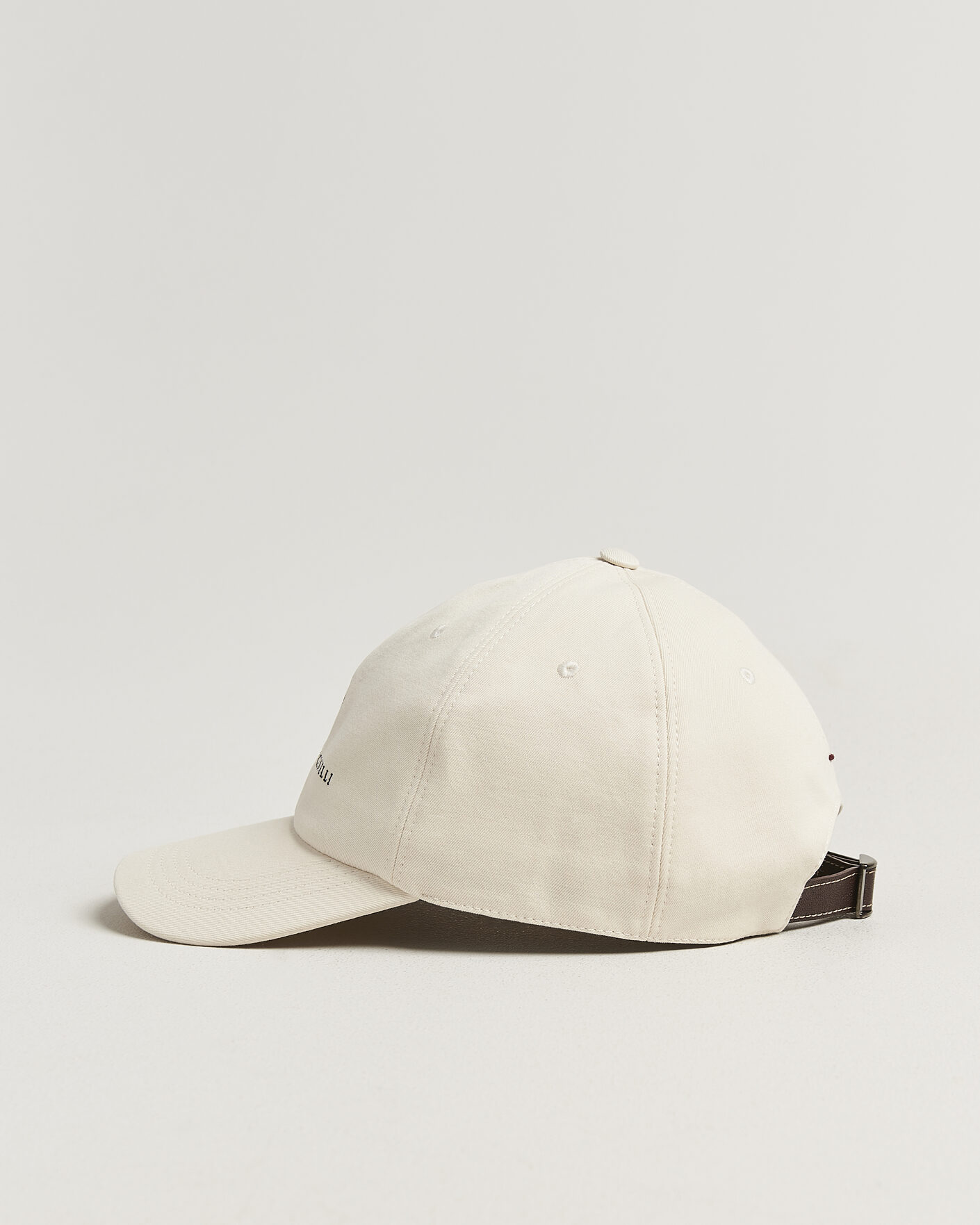 Mies | Päähineet | Brunello Cucinelli | Twill Cotton Baseball Cap Off White