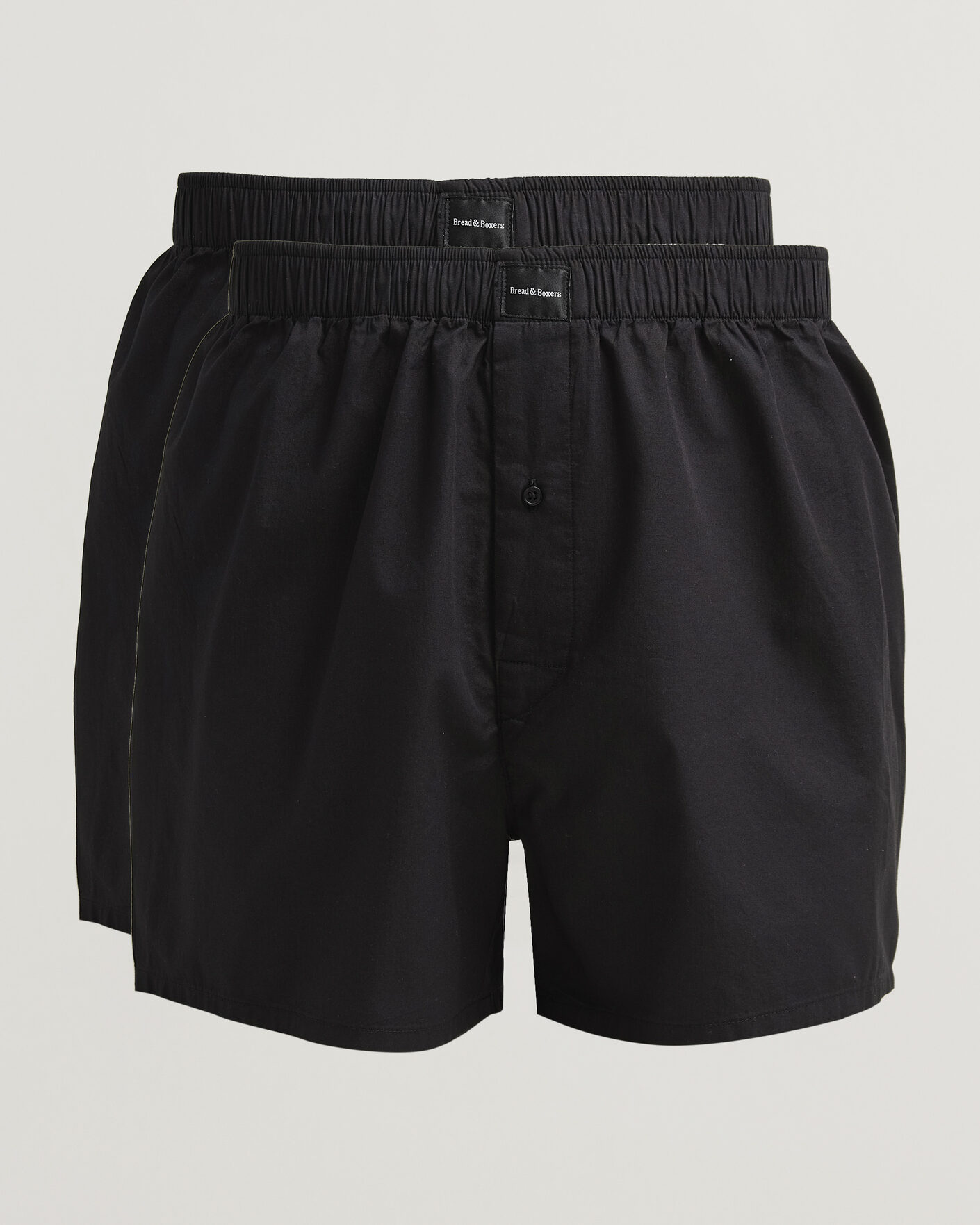 Mies | Alusvaatteet | Bread & Boxers | 2-Pack Boxer Shorts Black