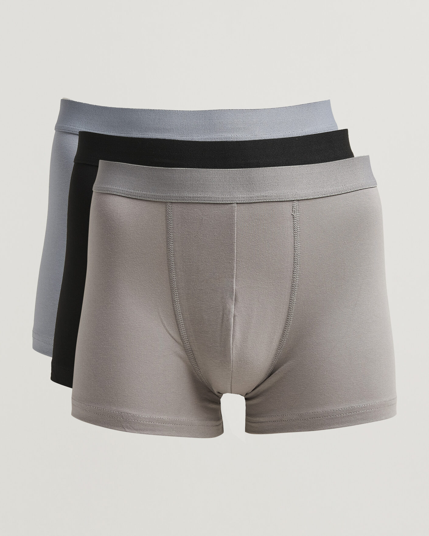 Mies | Alusvaatteet | Bread & Boxers | 3-Pack Boxer Brief Blue/Grey/Black