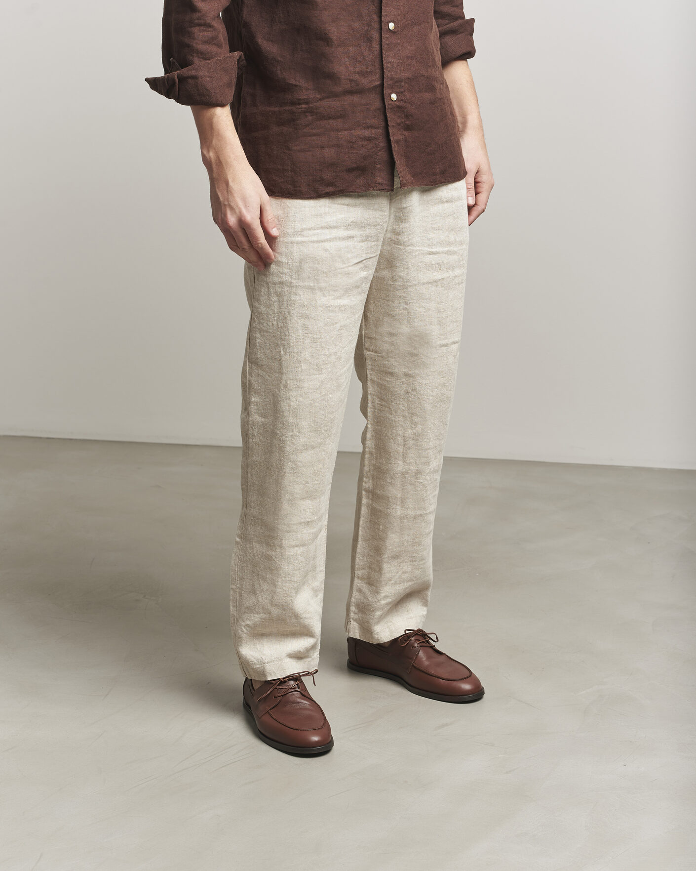 Mies | Purjehduskengät | Lardini | Orfeo Leather Boat Shoe Brown