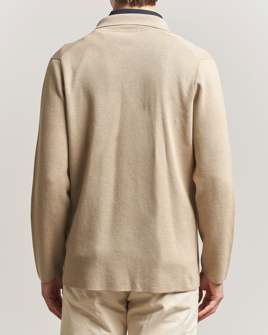 Mies | Pikkutakit | Lardini | Knitted Cotton Blazer Beige
