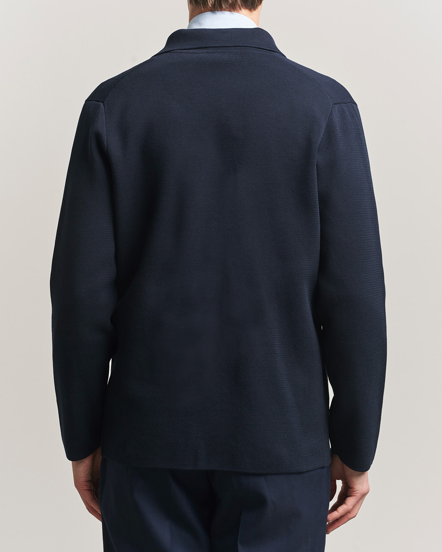 Mies | Pikkutakit | Lardini | Knitted Cotton Blazer Navy