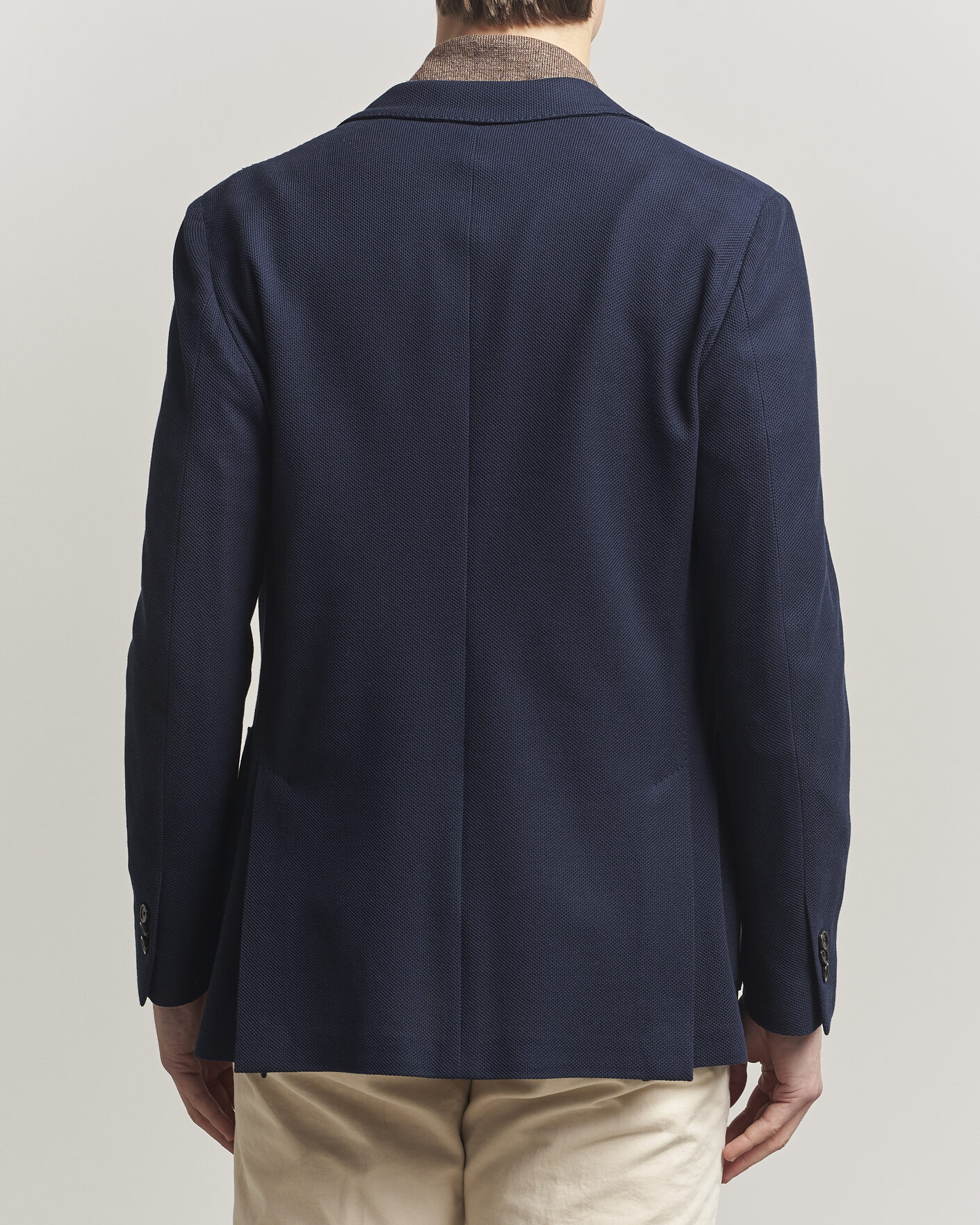 Mies | Pikkutakit | Lardini | Loro Piana Jersey Piquet Cotton Blazer Navy
