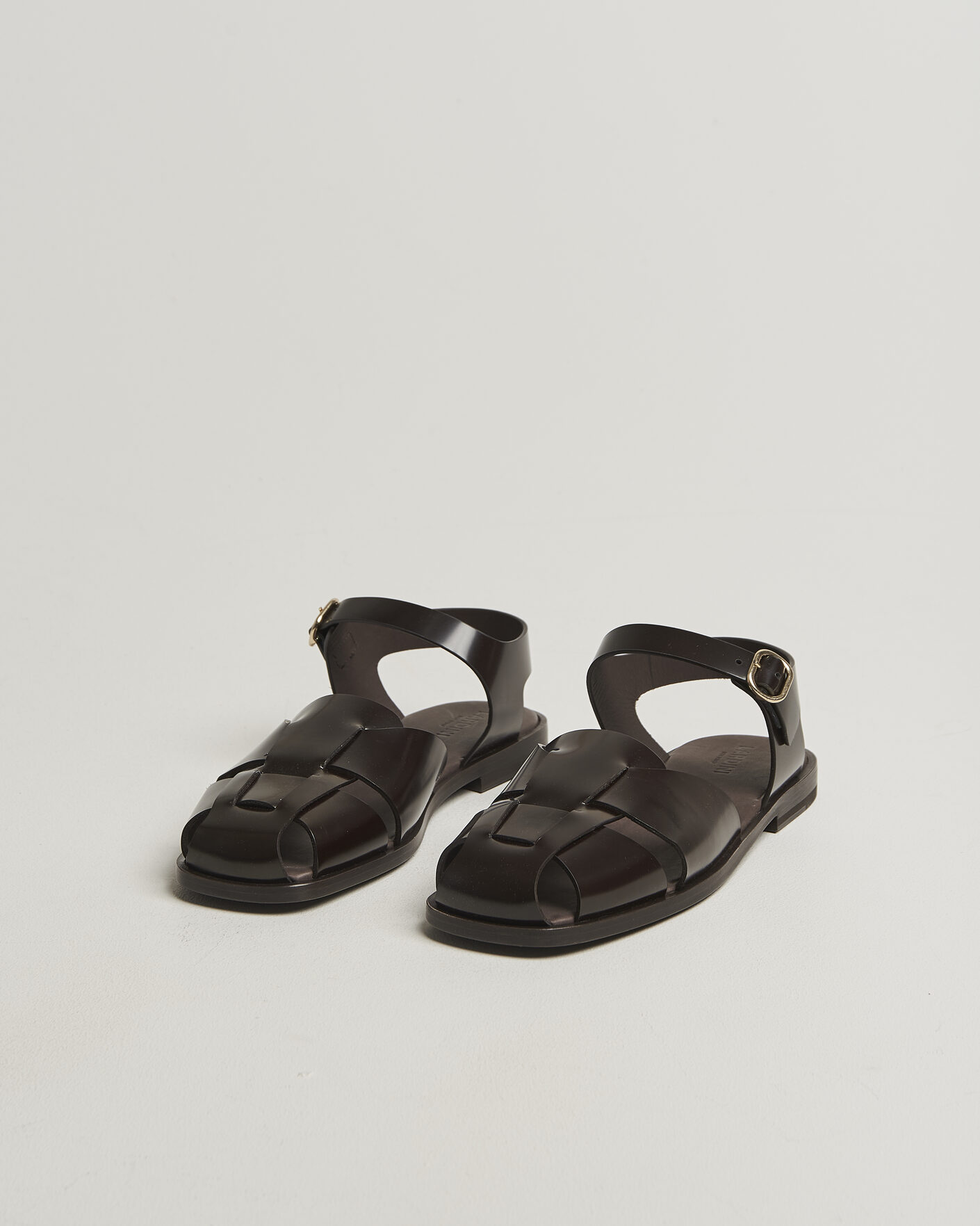 Mies | Sandaalit ja tohvelit | Lardini | Marcel Leather Sandal Dark Brown