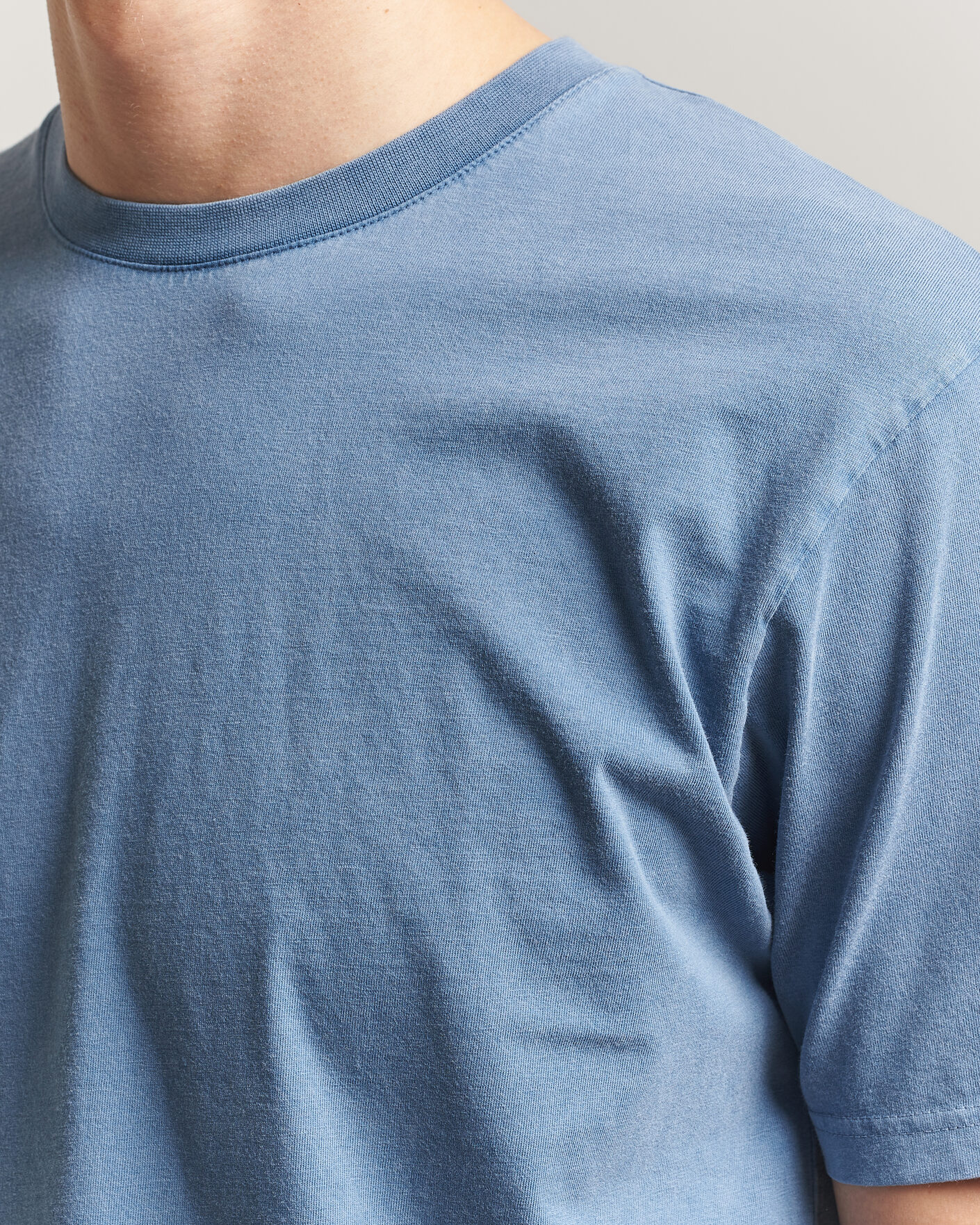 Mies | T-paidat | Colorful Standard | Classic Organic T-Shirt Faded Indigo