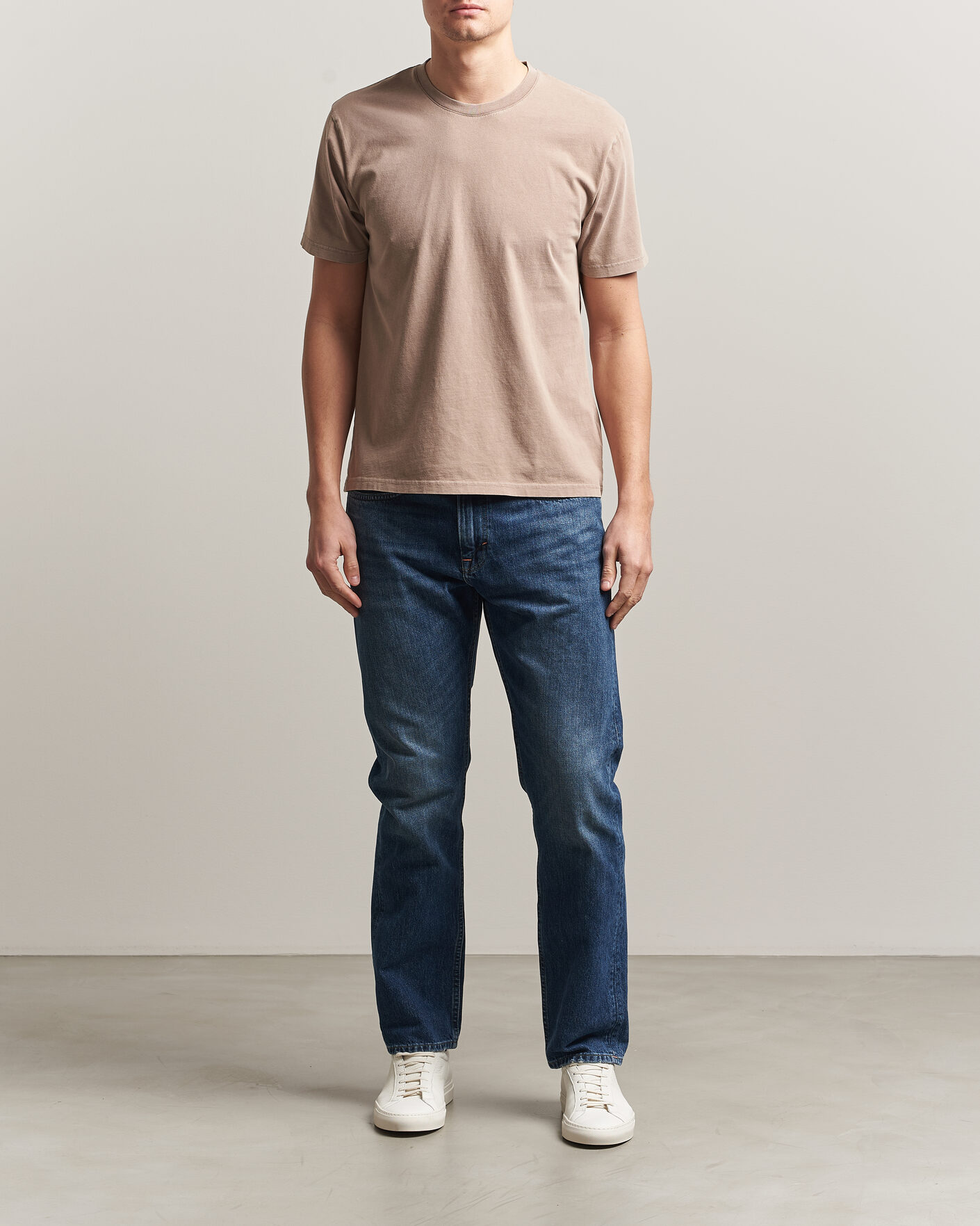 Mies | T-paidat | Colorful Standard | Classic Organic T-Shirt Faded Khaki