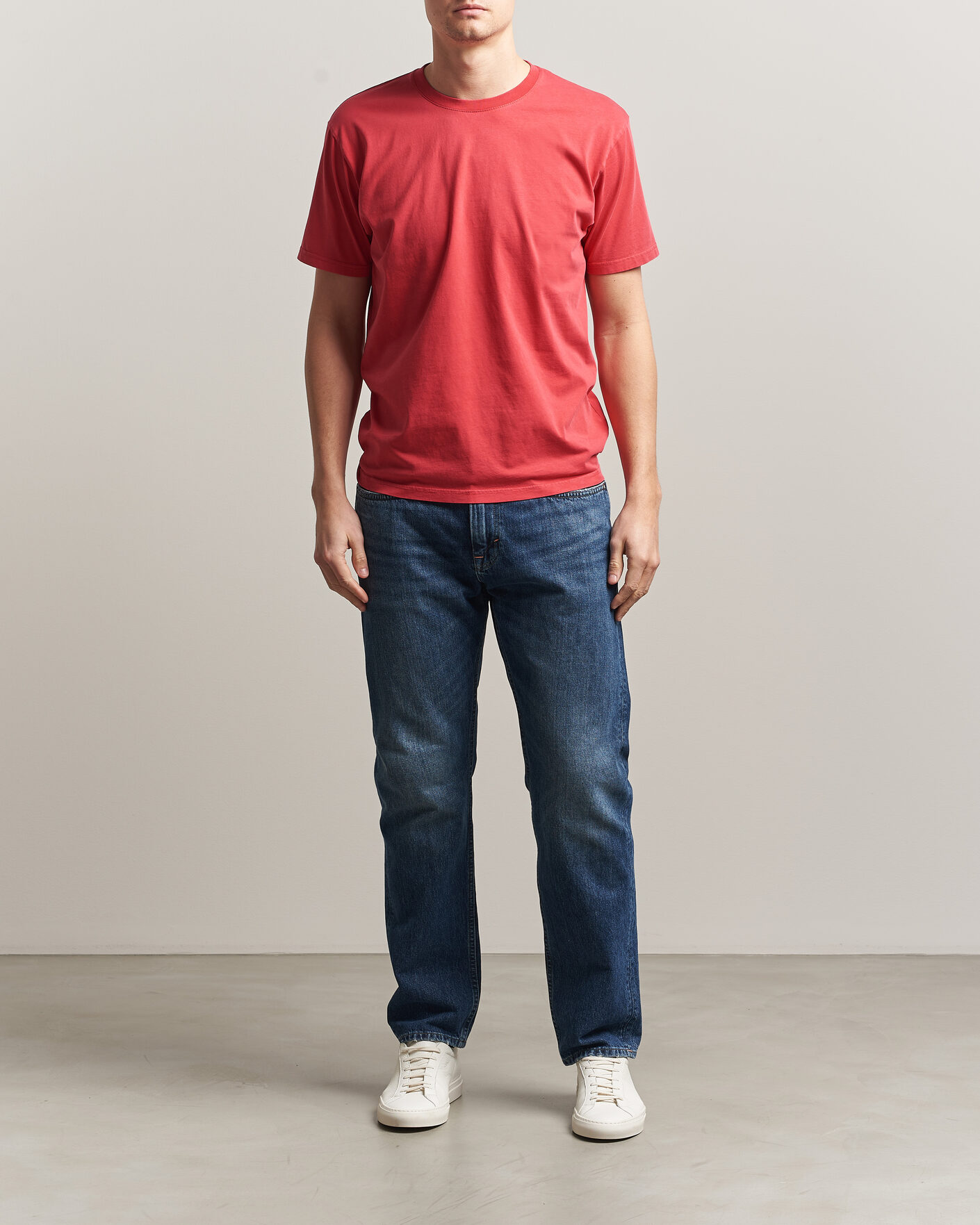 Mies | T-paidat | Colorful Standard | Classic Organic T-Shirt Faded Red