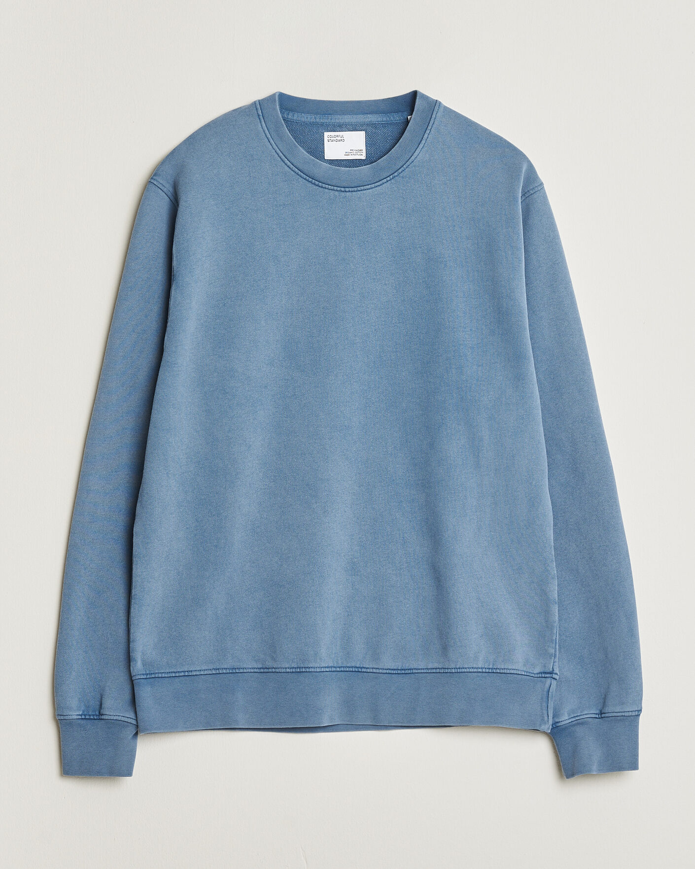 Mies | Puserot | Colorful Standard | Classic Organic Crew Neck Sweat Faded Indigo