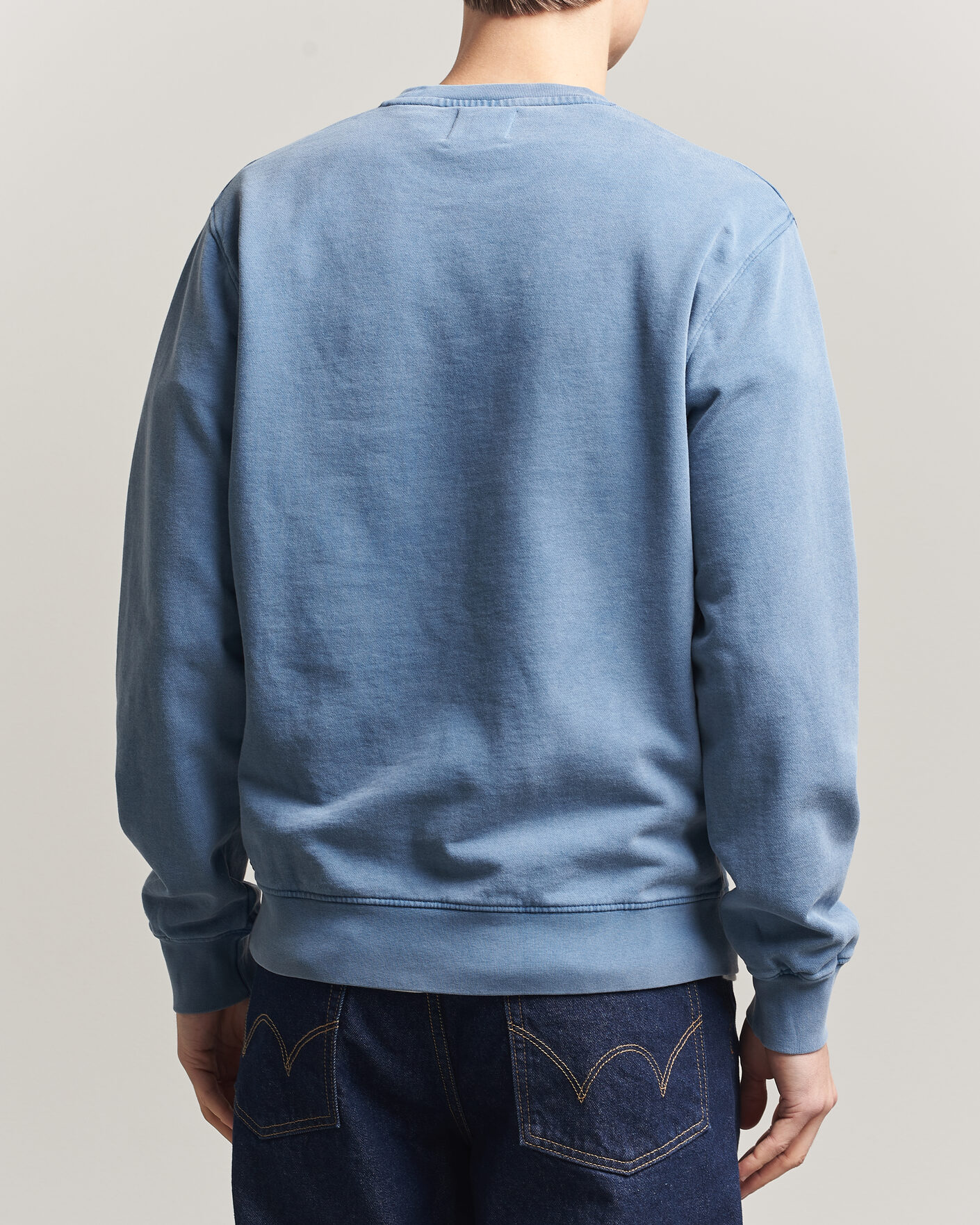 Mies | Puserot | Colorful Standard | Classic Organic Crew Neck Sweat Faded Indigo