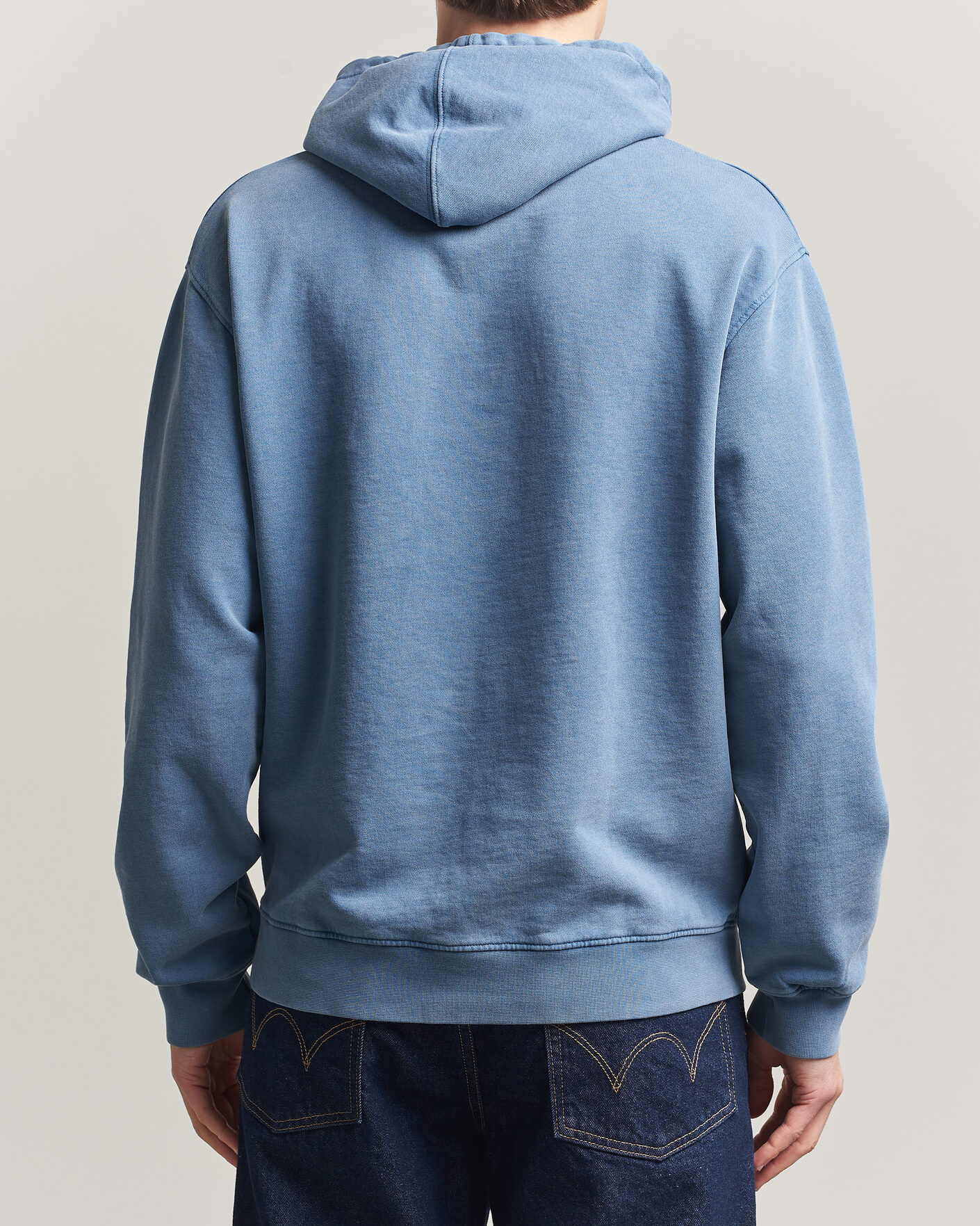 Mies | Puserot | Colorful Standard | Classic Organic Hood Faded Indigo